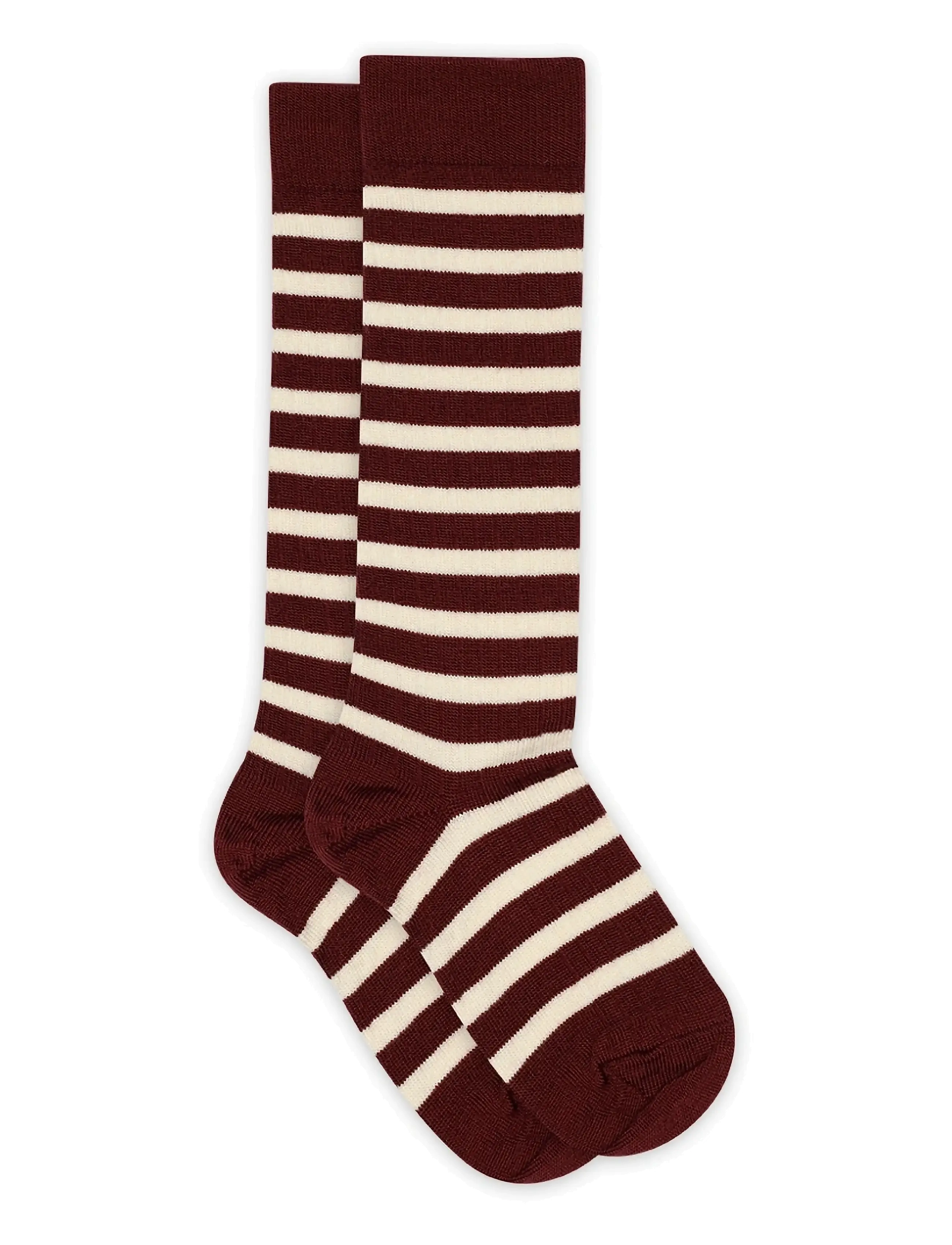 Elis knee socks - WINE RED