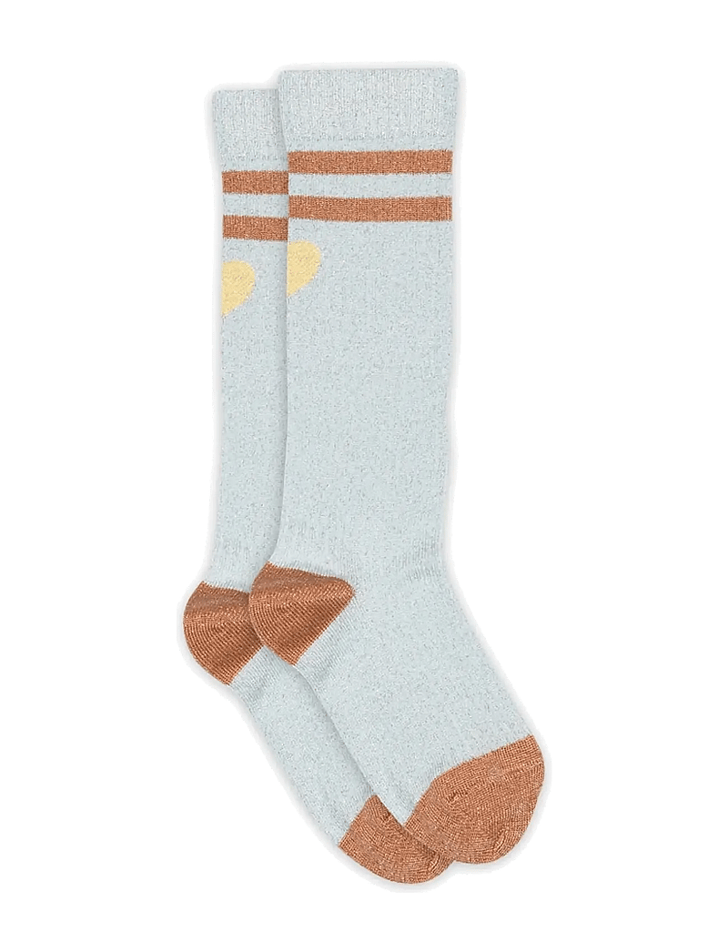 mp Denmark - Elga glitter knee socks - strømper - skyride - 0