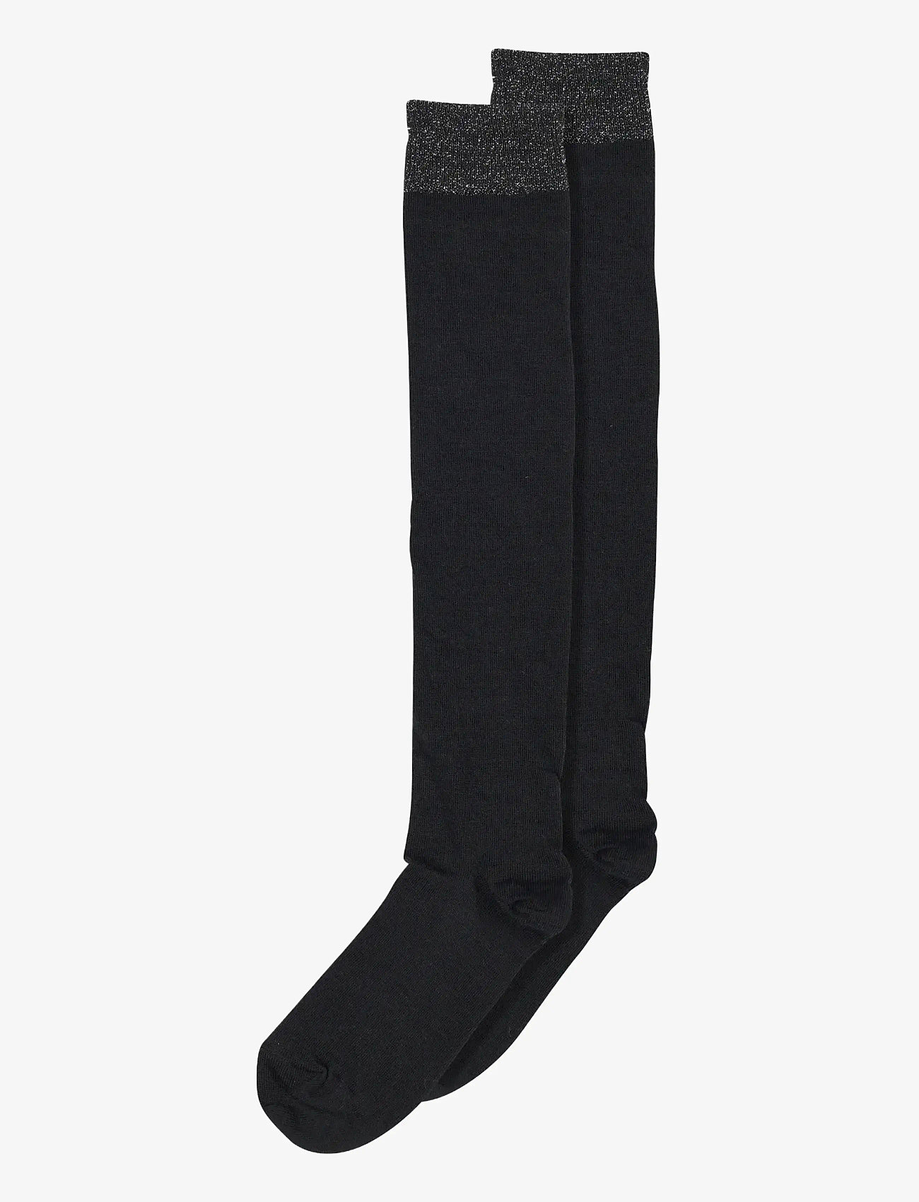 mp Denmark - Wool/silk knee socks - knee-high socks - black - 0