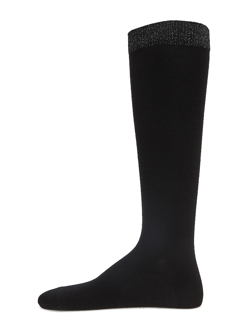 mp Denmark - Wool/silk knee socks - garās zeķes - black - 0
