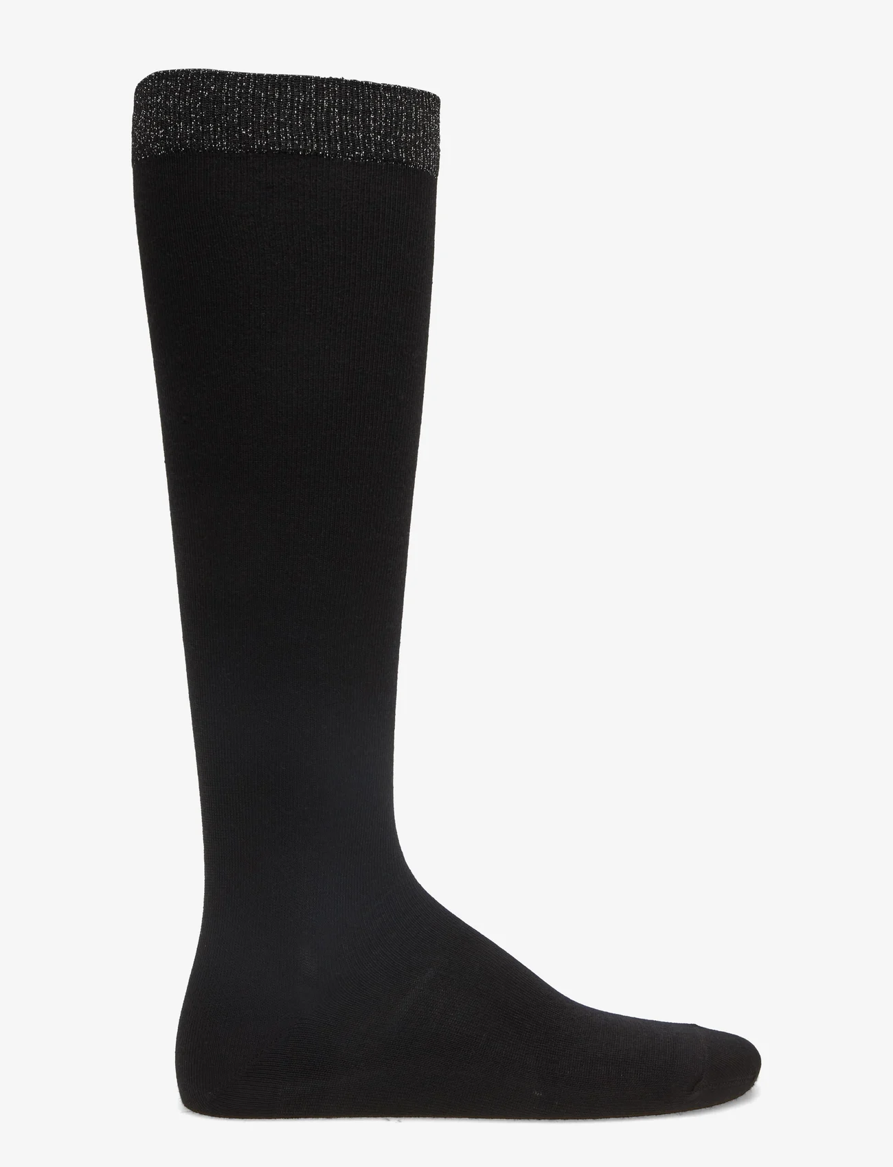 mp Denmark - Wool/silk knee socks - laagste prijzen - black - 1