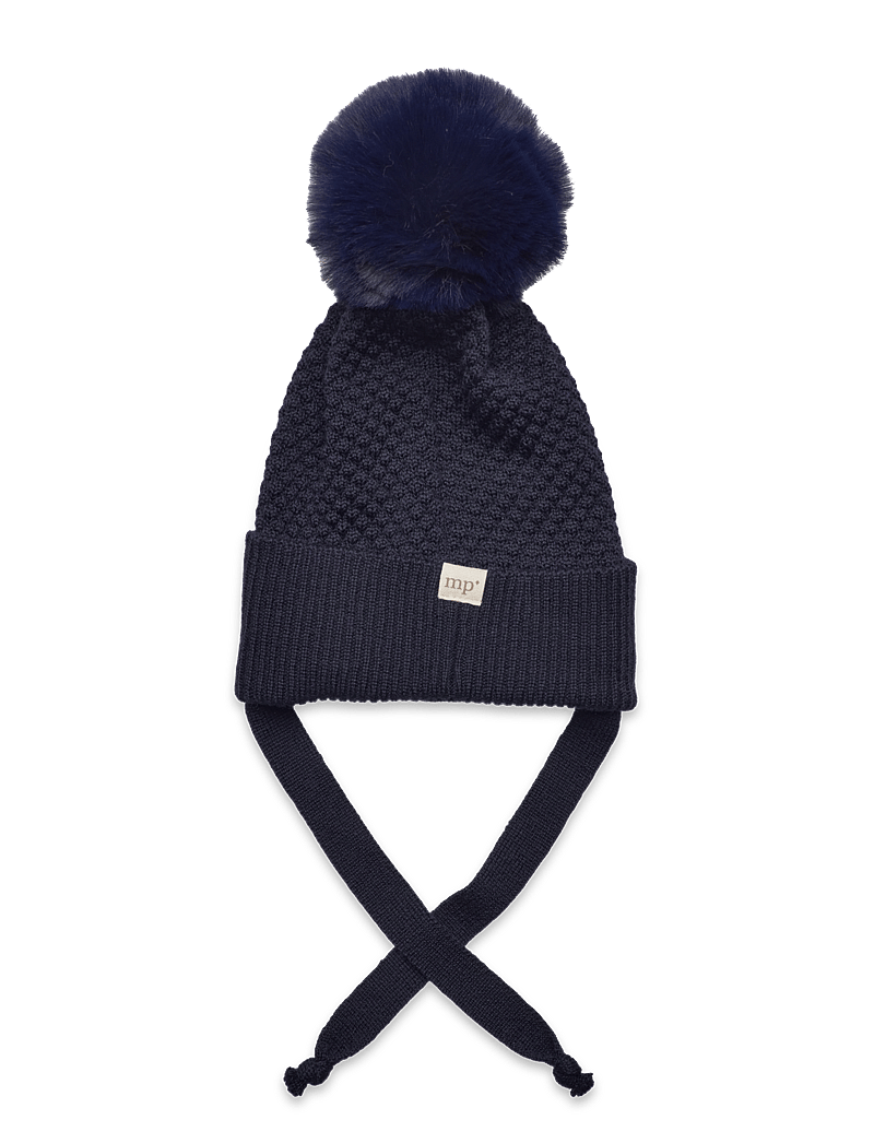 mp Denmark - Oslo beanie - fake fur - beanies - navy - 0