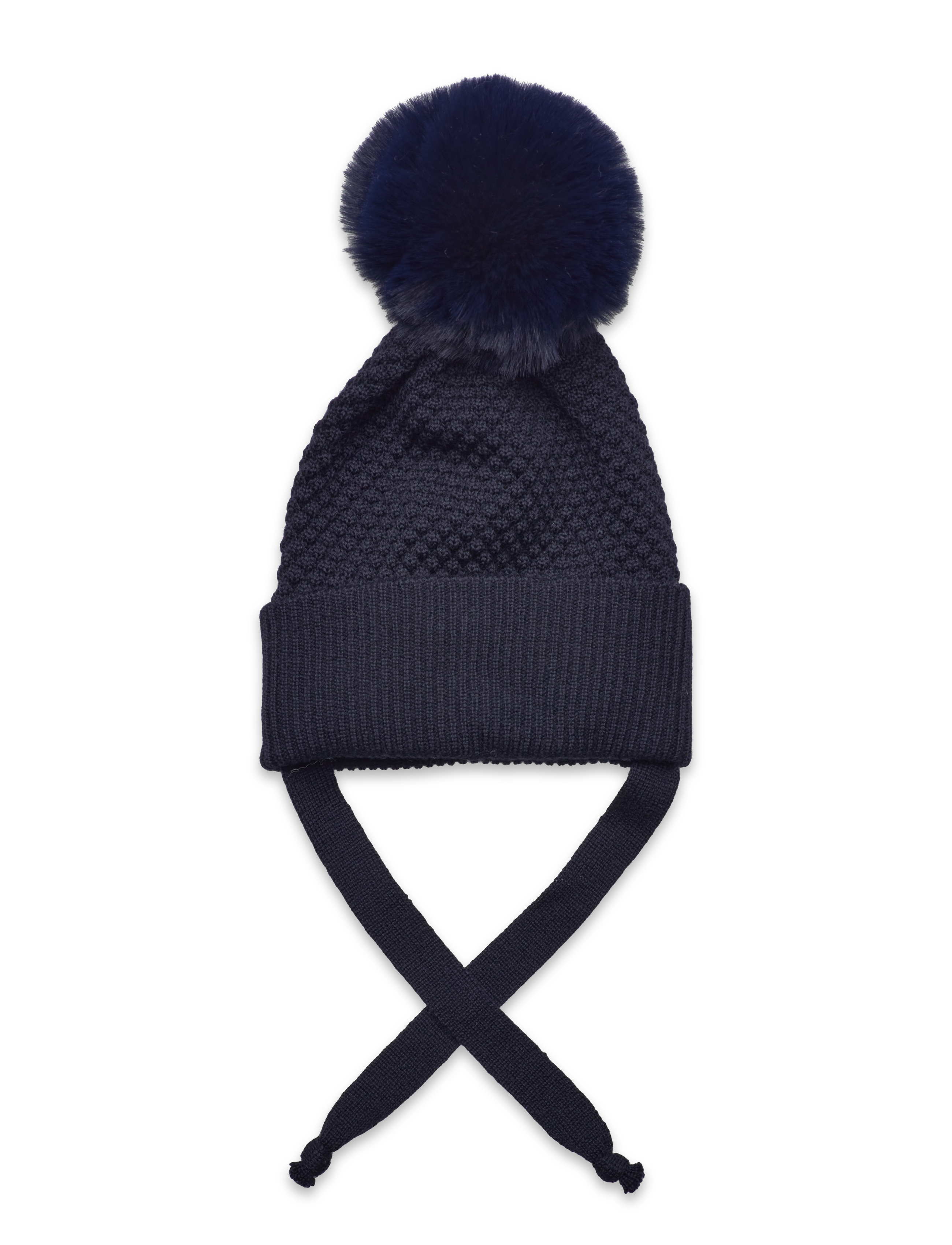 mp Denmark - Oslo beanie - fake fur - accessories - navy - 1