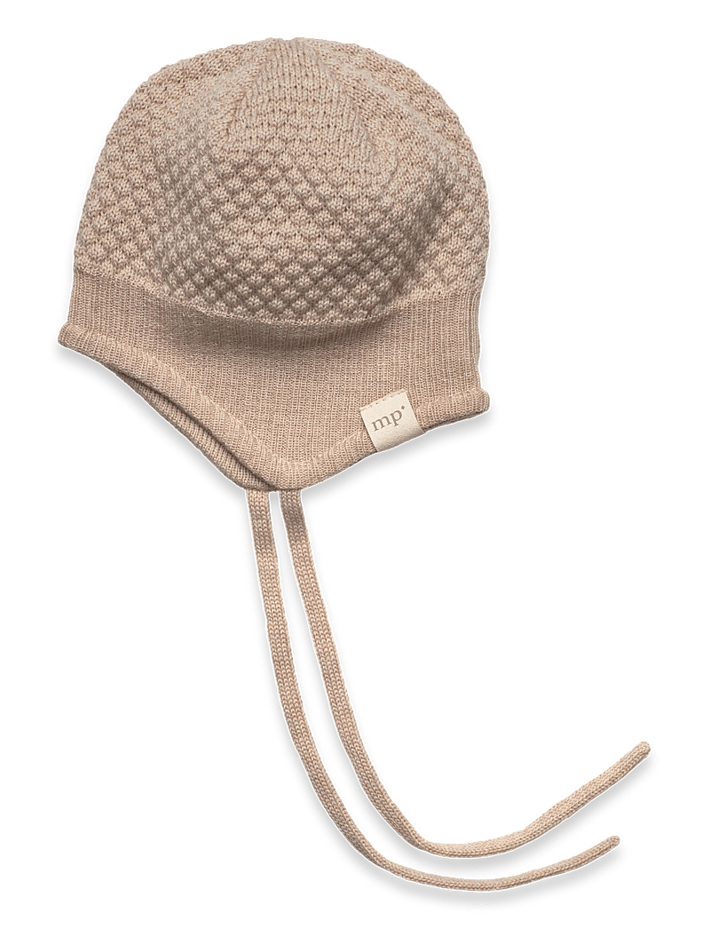 mp Denmark - Oslo bonnet - babymössor - beige melange - 1