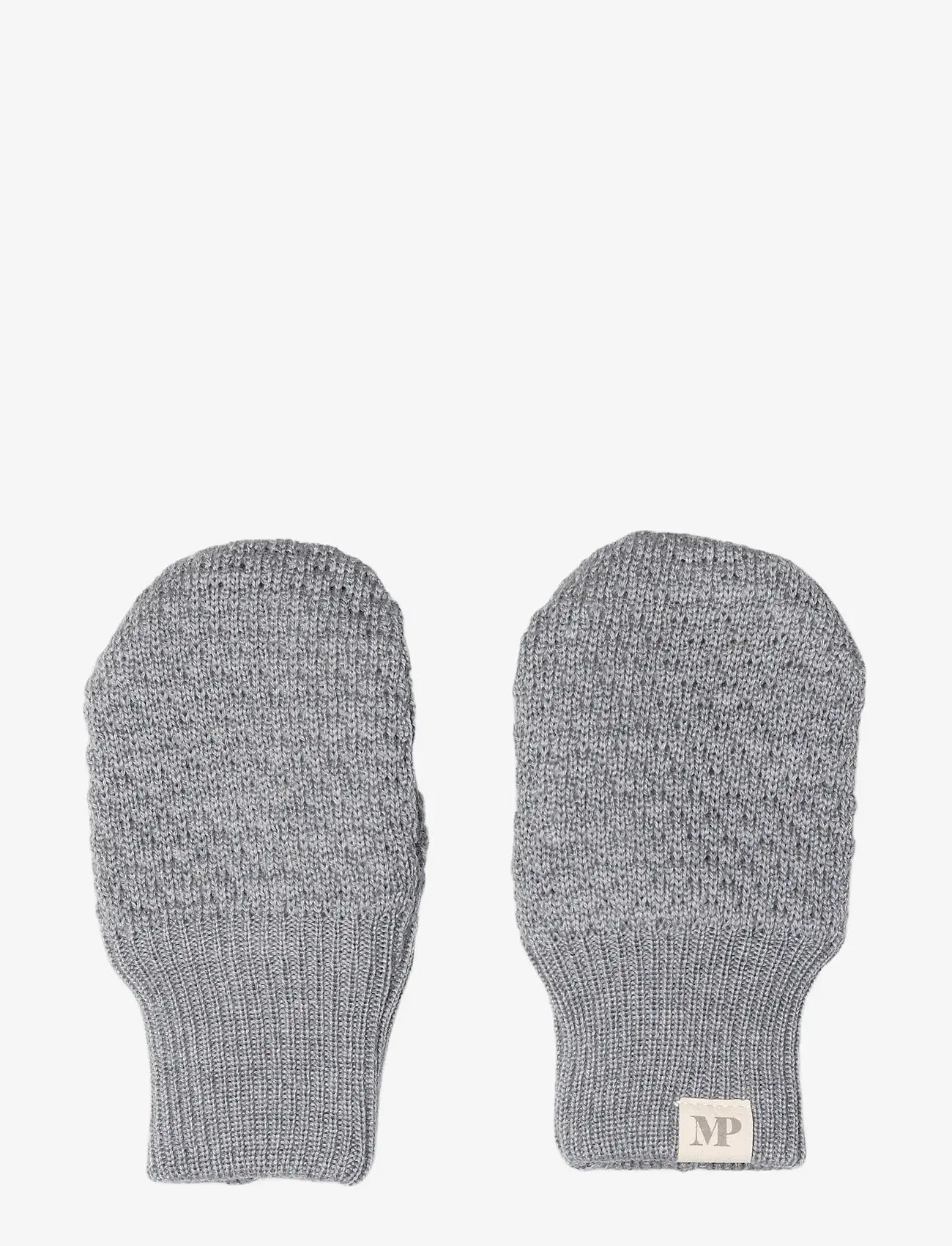 mp Denmark - Oslo mittens - accessoires - grey melange - 0