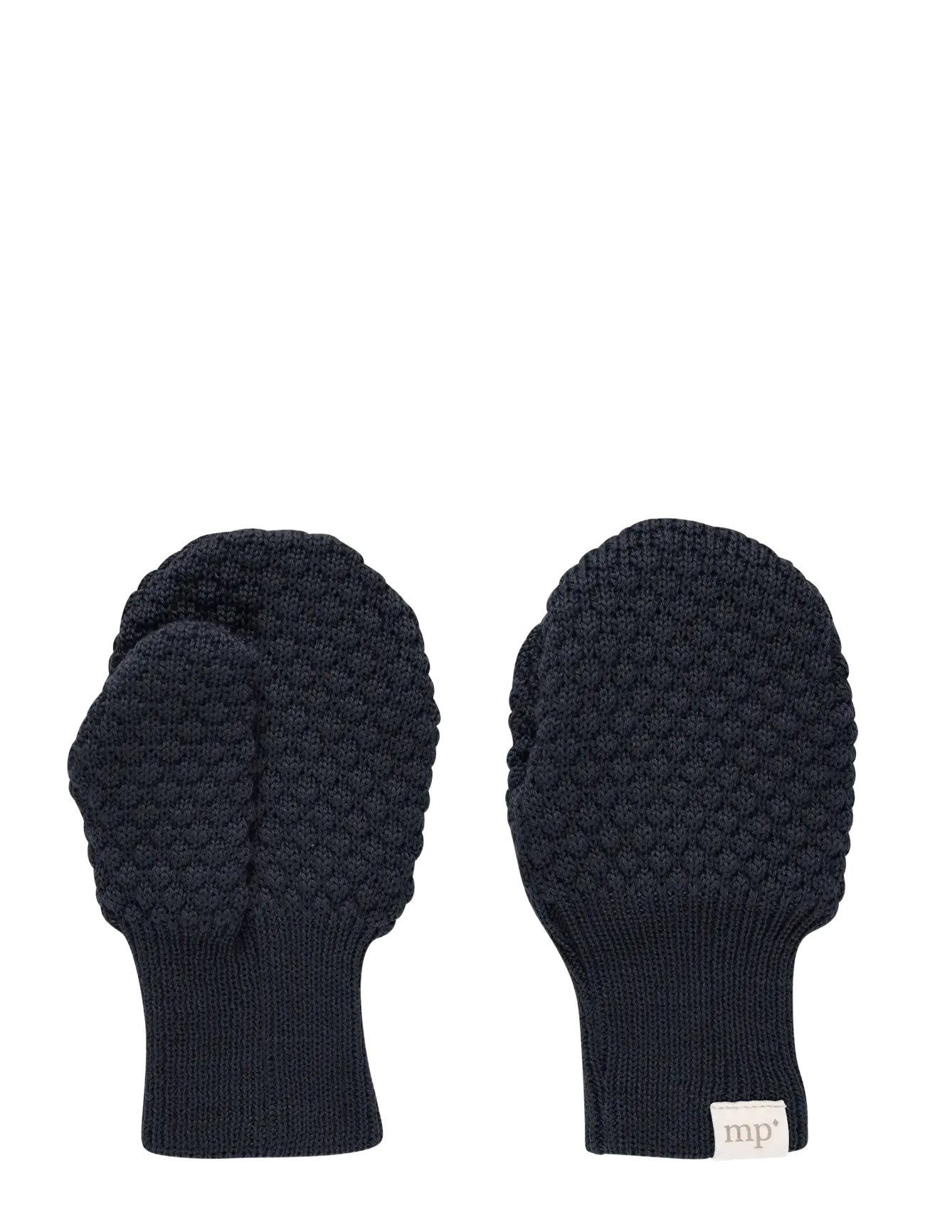 mp Denmark Oslo Mittens, Børn, Strikkede Vanter, Navy, Str: 3-4Y