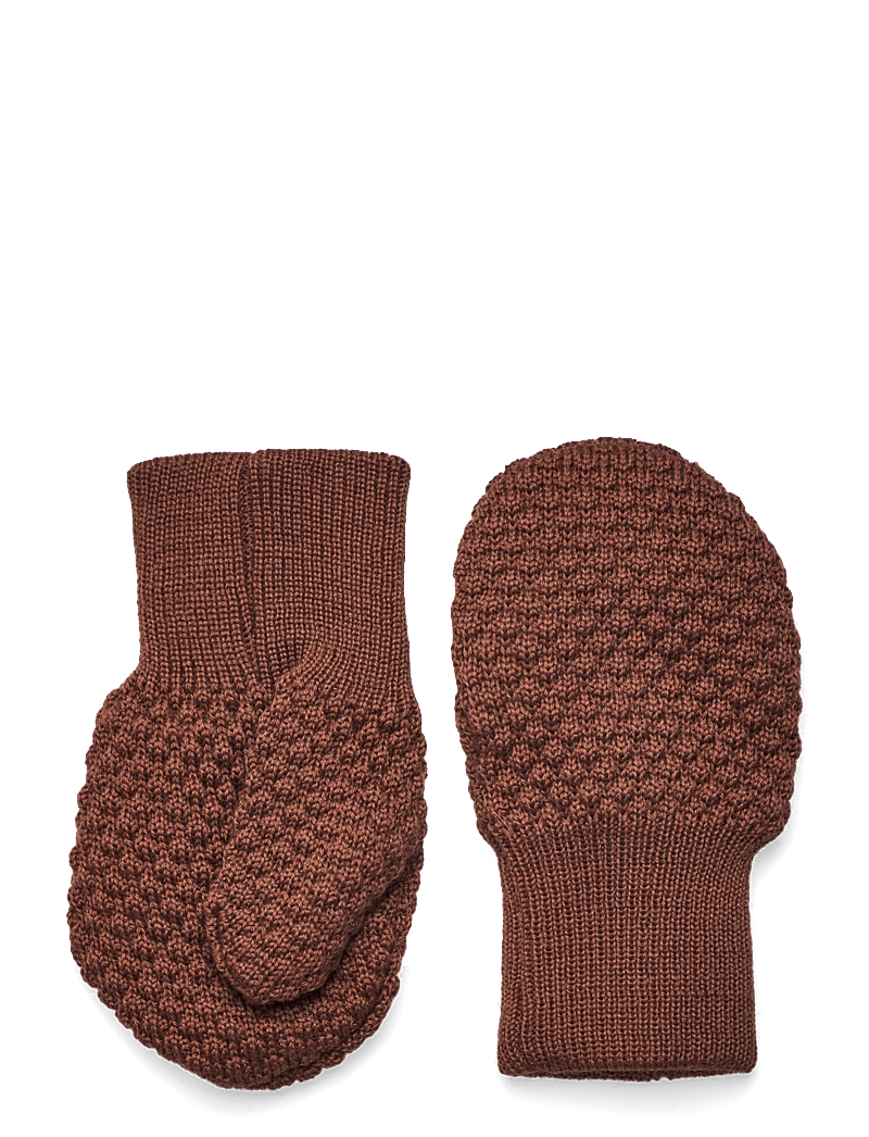 mp Denmark - Oslo mittens - handschuhe - root beer - 0