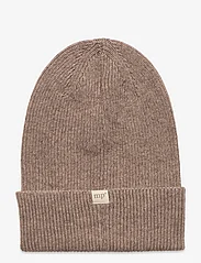 mp Denmark - Copenhagen Beanie - winter hats - light brown melange - 1