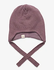 mp Denmark - Bergen earflap hat - winter hats - grape shake - 0