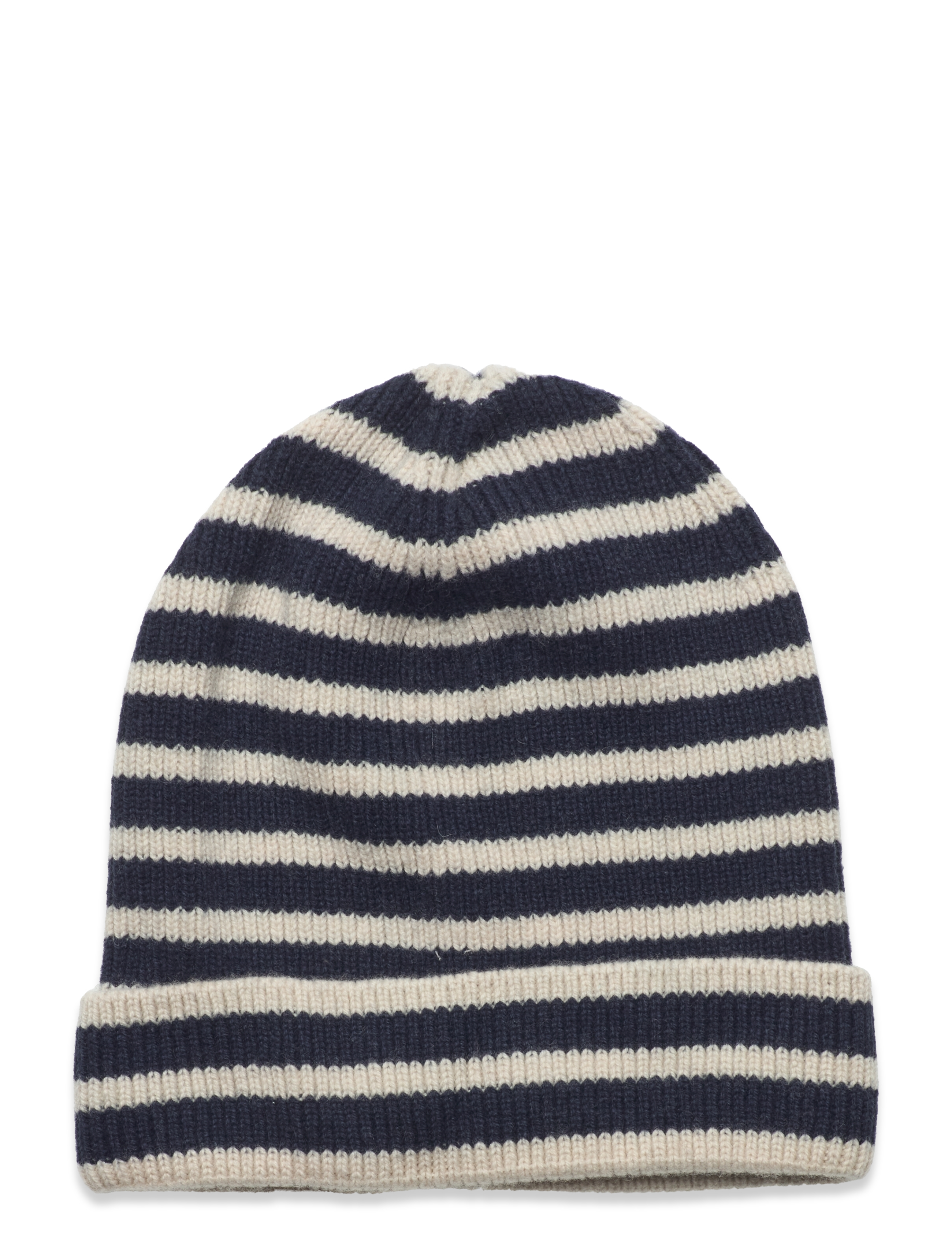 mp Denmark Bergen Striped Beanie, 47/49, Hats, Marineblau - Kinder
