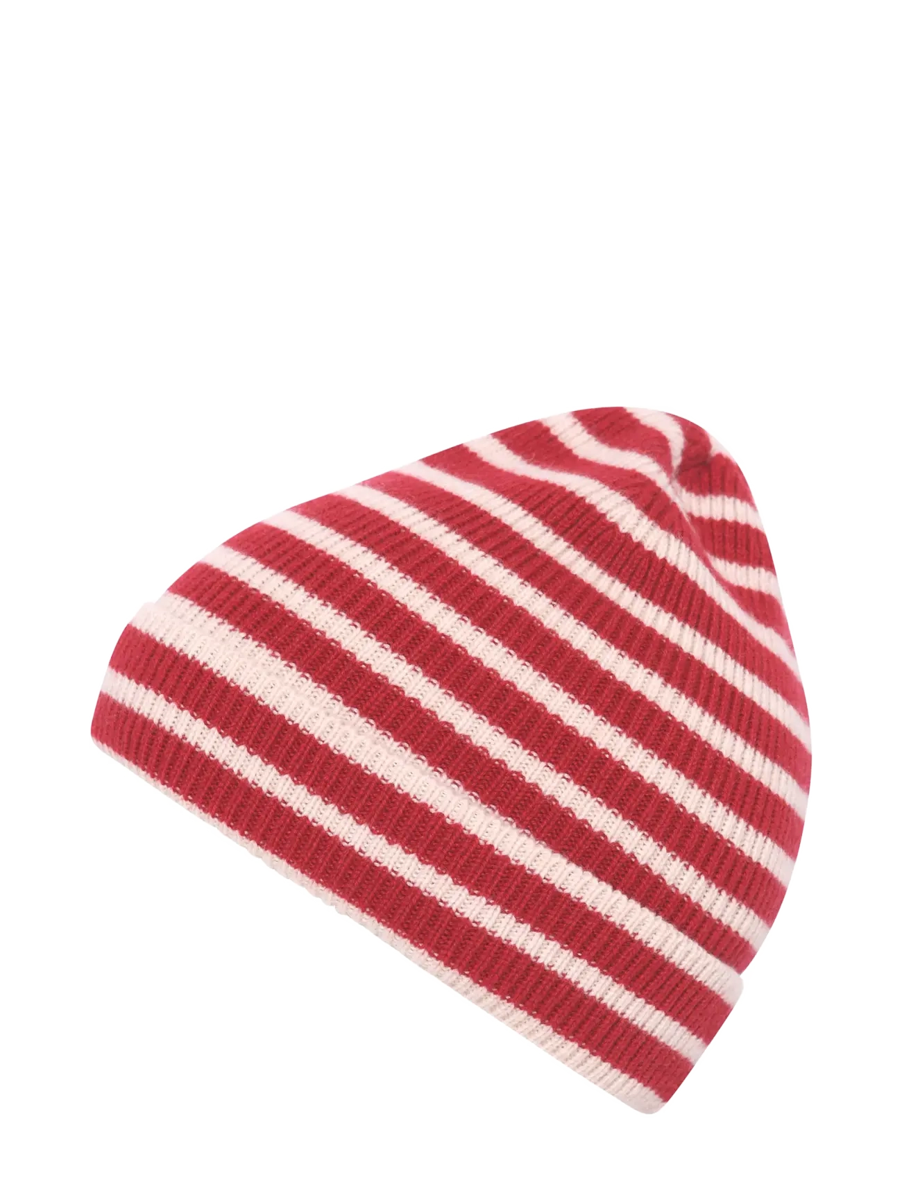 mp Denmark Bergen Striped Beanie, 47/49, Hats, Rot - Kinder