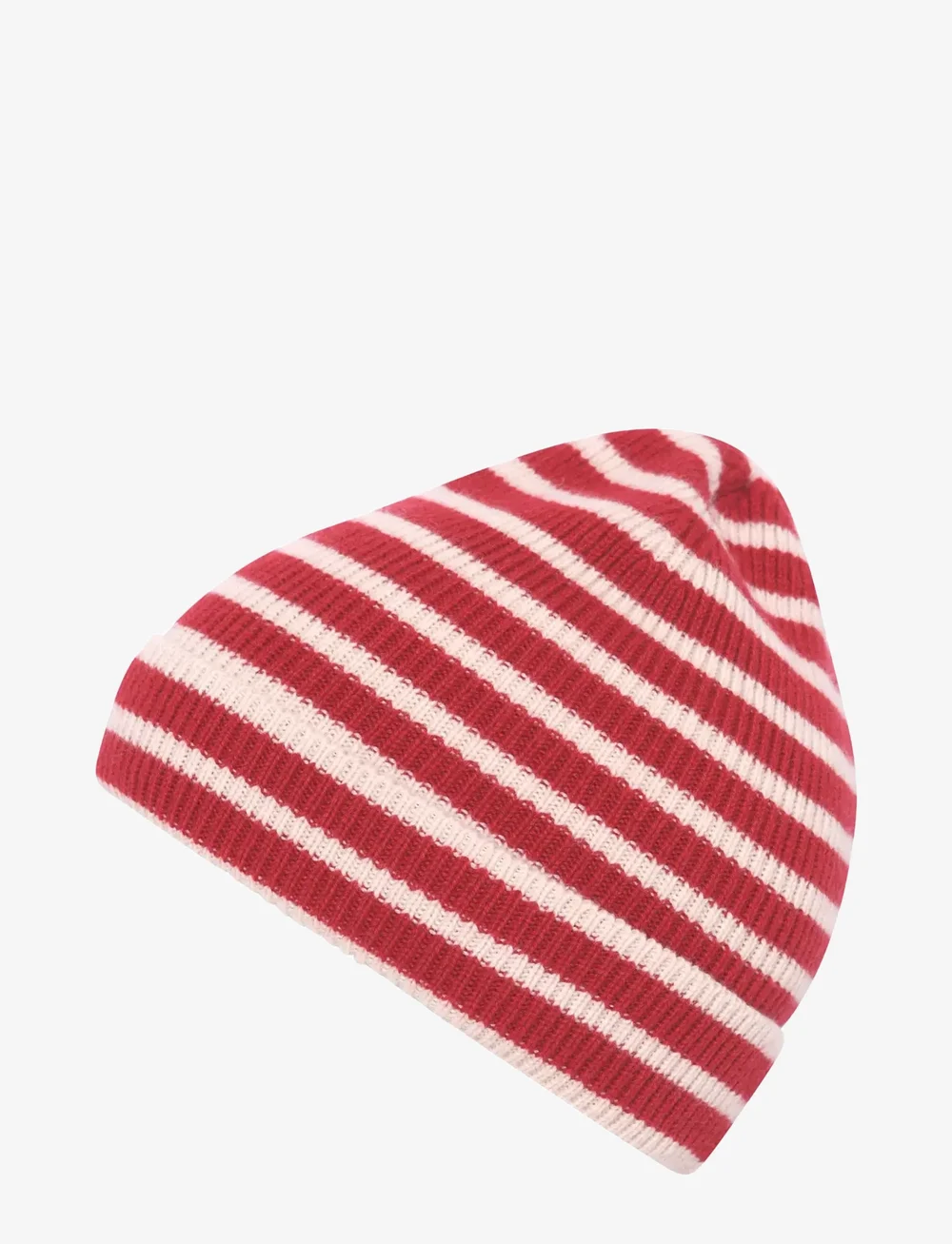 mp Denmark - Bergen striped beanie - beanies - scarlet smile - 0