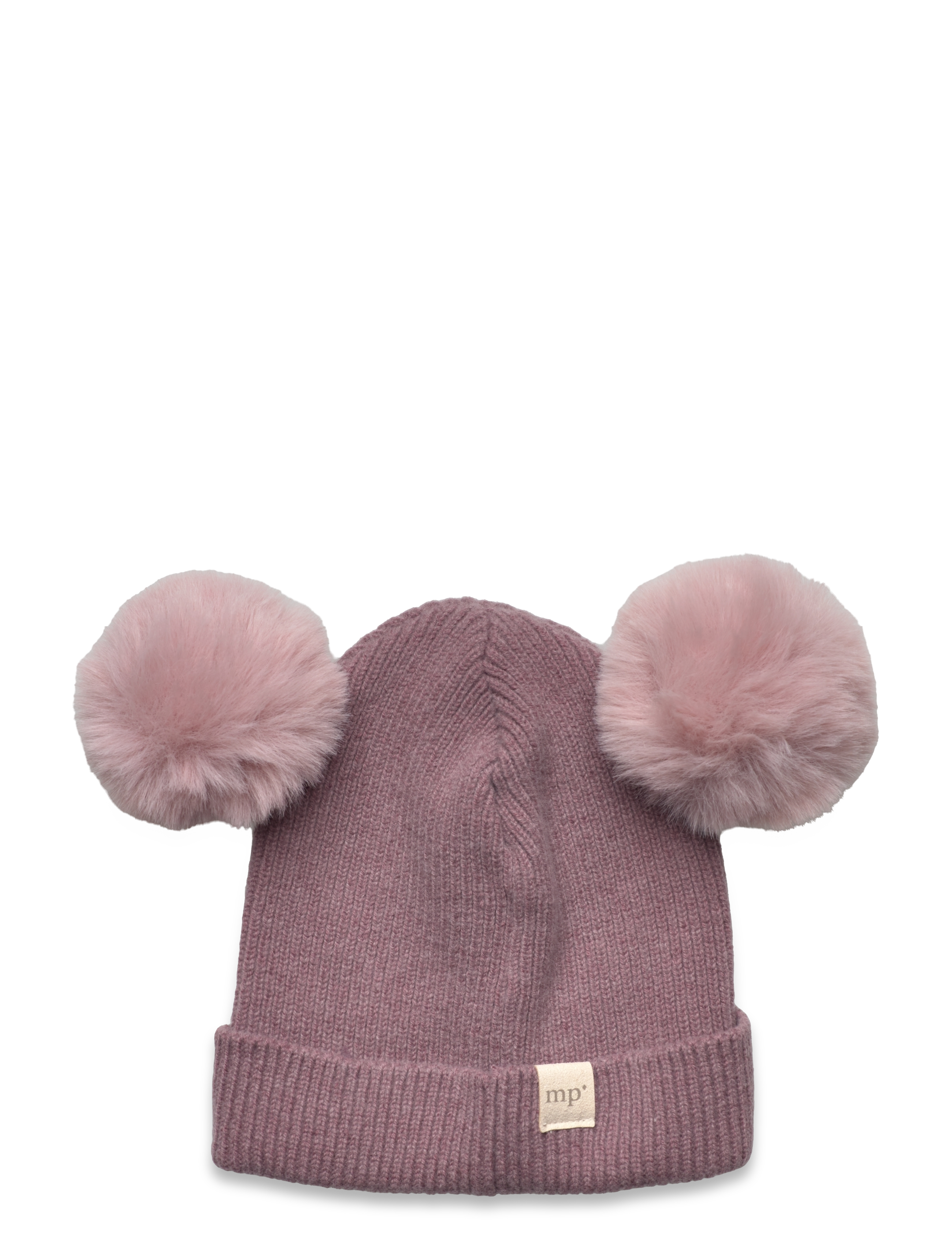 MP DENMARK Bergen Hat - Pompons Lila - 47/49 - Kinder