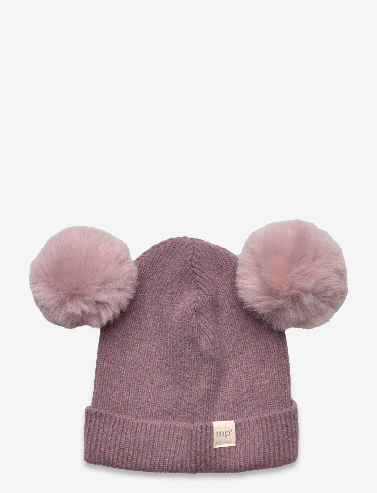 mp Denmark - Bergen hat - pompons - accessoires - grape shake - 0
