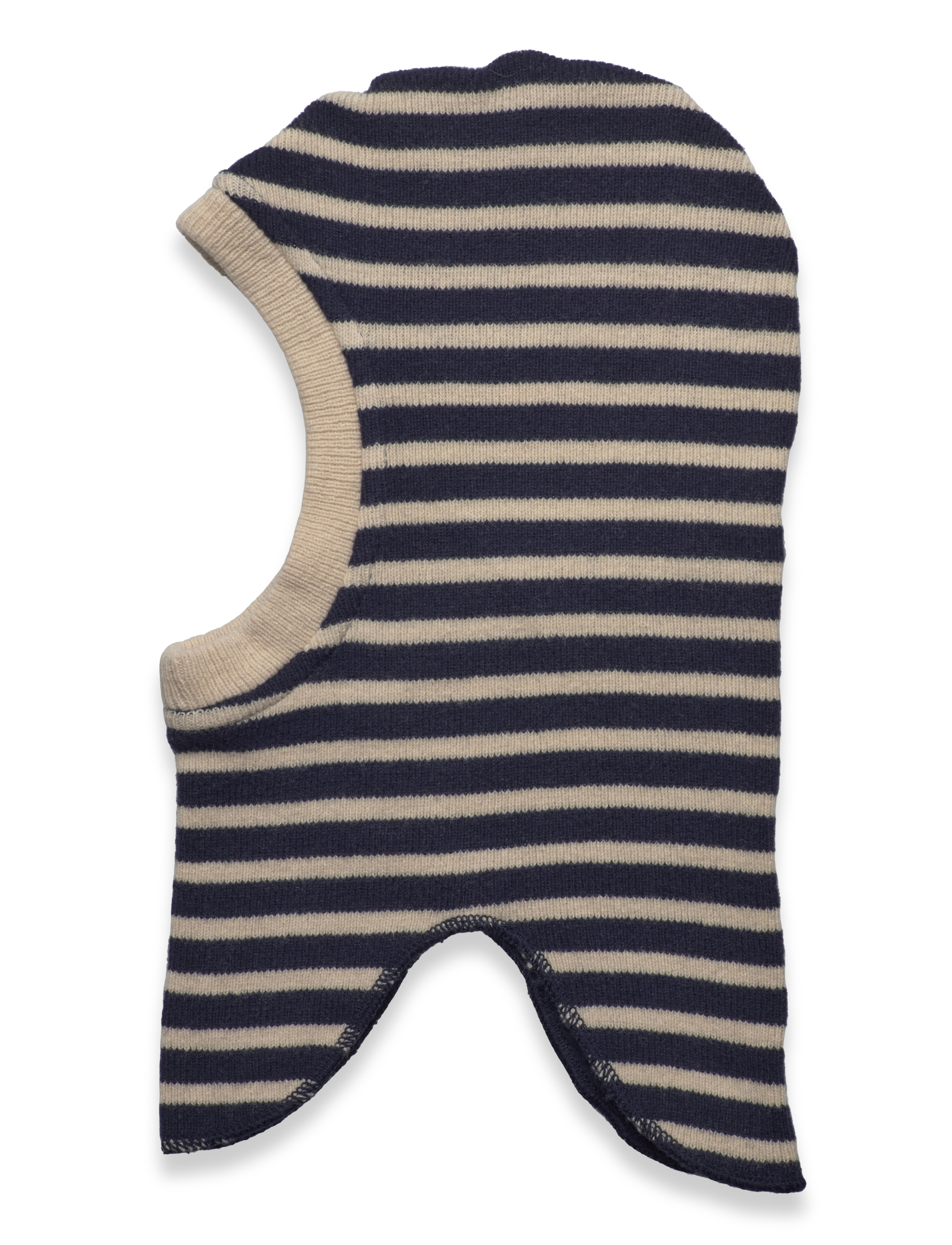 mp Denmark - Bergen striped balaclava - talviasusteet - dark denim melange - 1