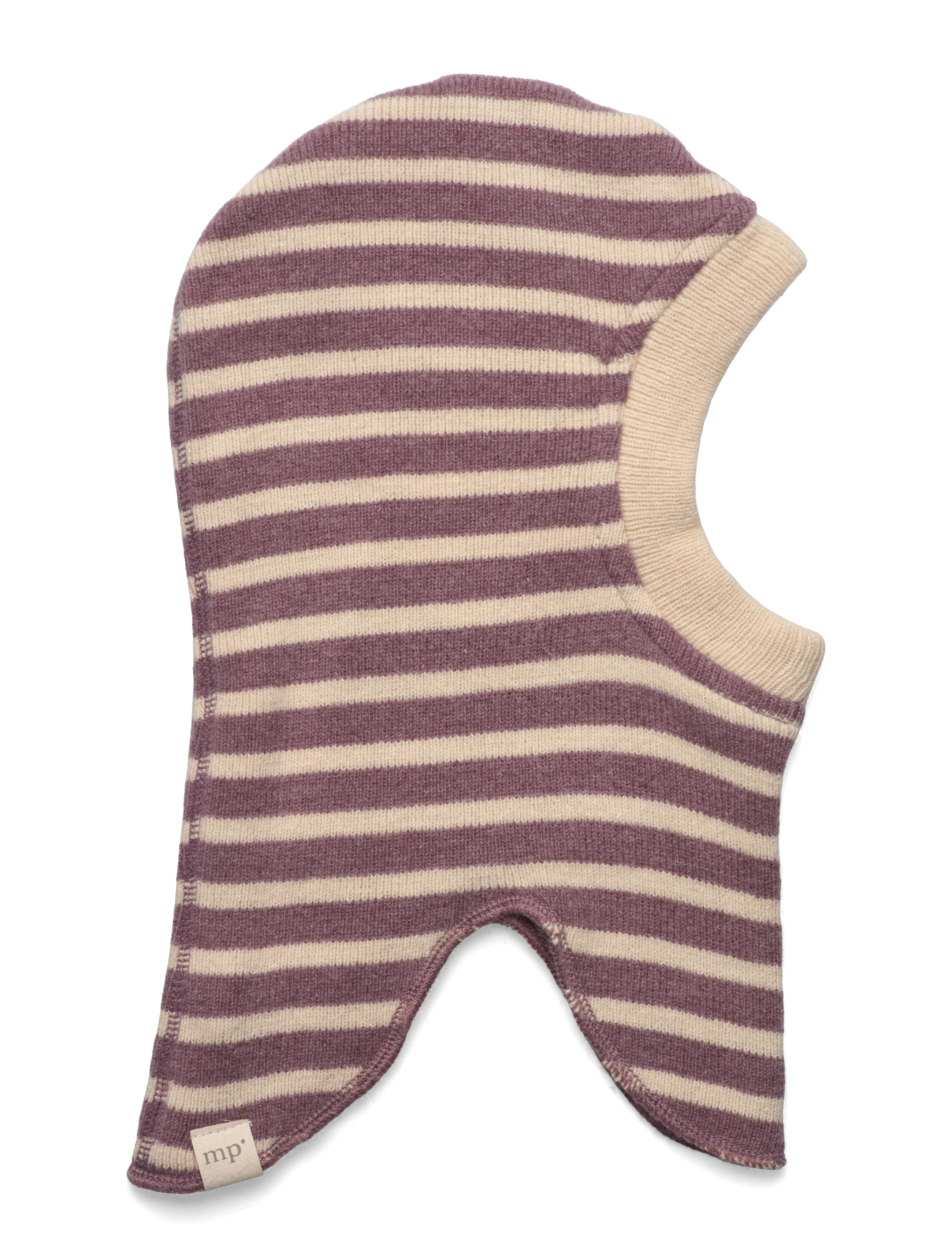 Bergen striped balaclava - GRAPE SHAKE
