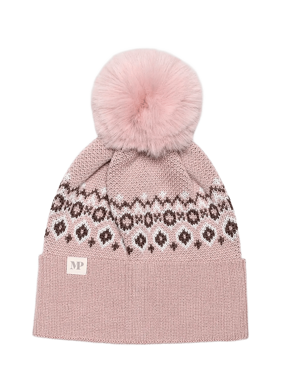 mp Denmark - Torshavn beanie - adītas cepures - french rose - 0