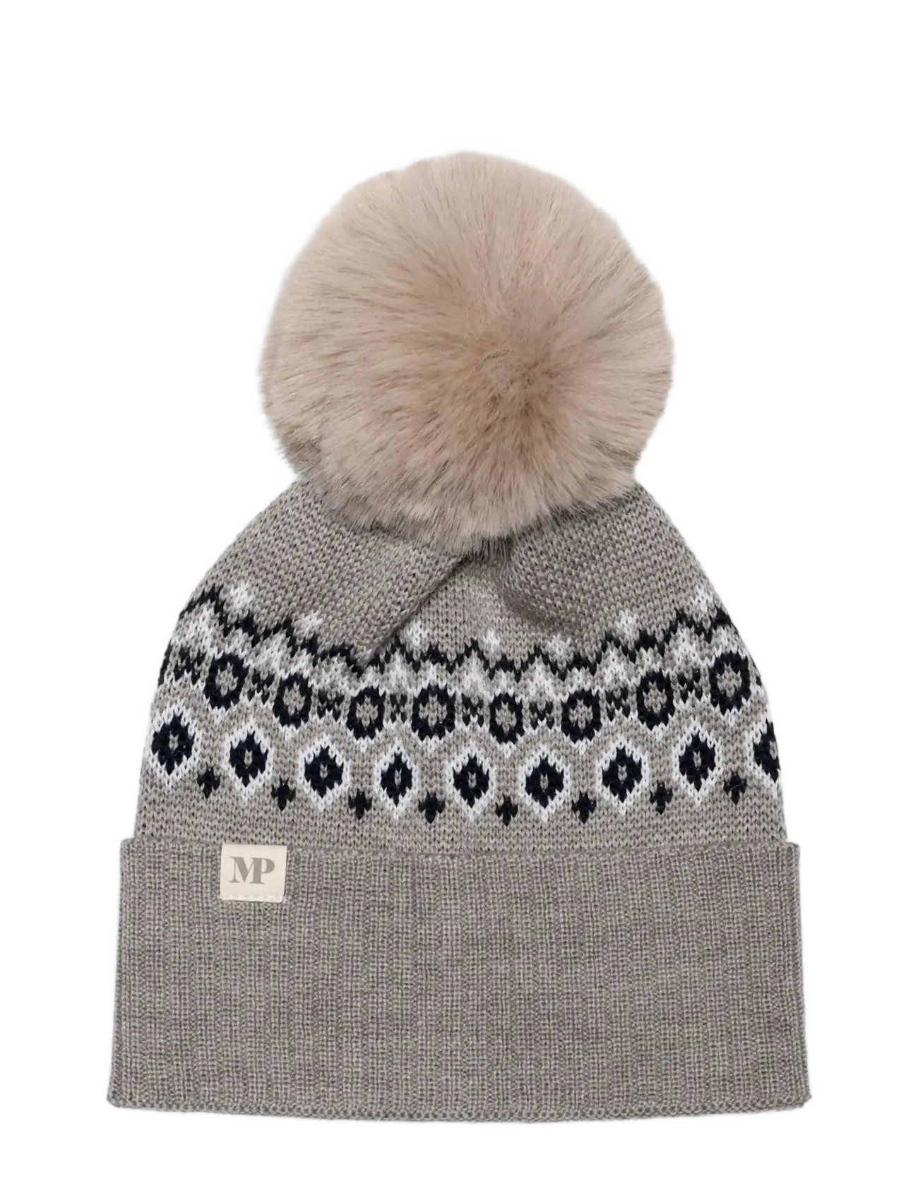 mp Denmark Torshavn Beanie, 51/53, Hats, Grau - Kinder