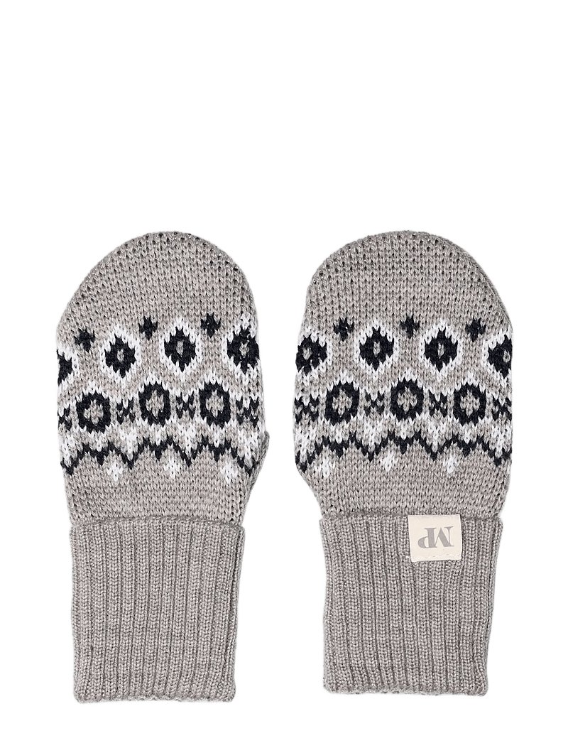 mp Denmark - Torshavn mittens - vantar - light brown melange - 0