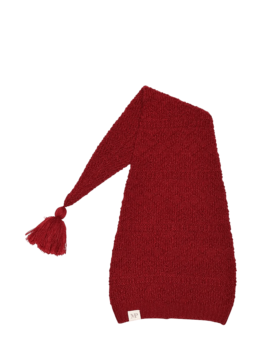 mp Denmark - Christmas hat - vinterhuer - sundried tomato - 1