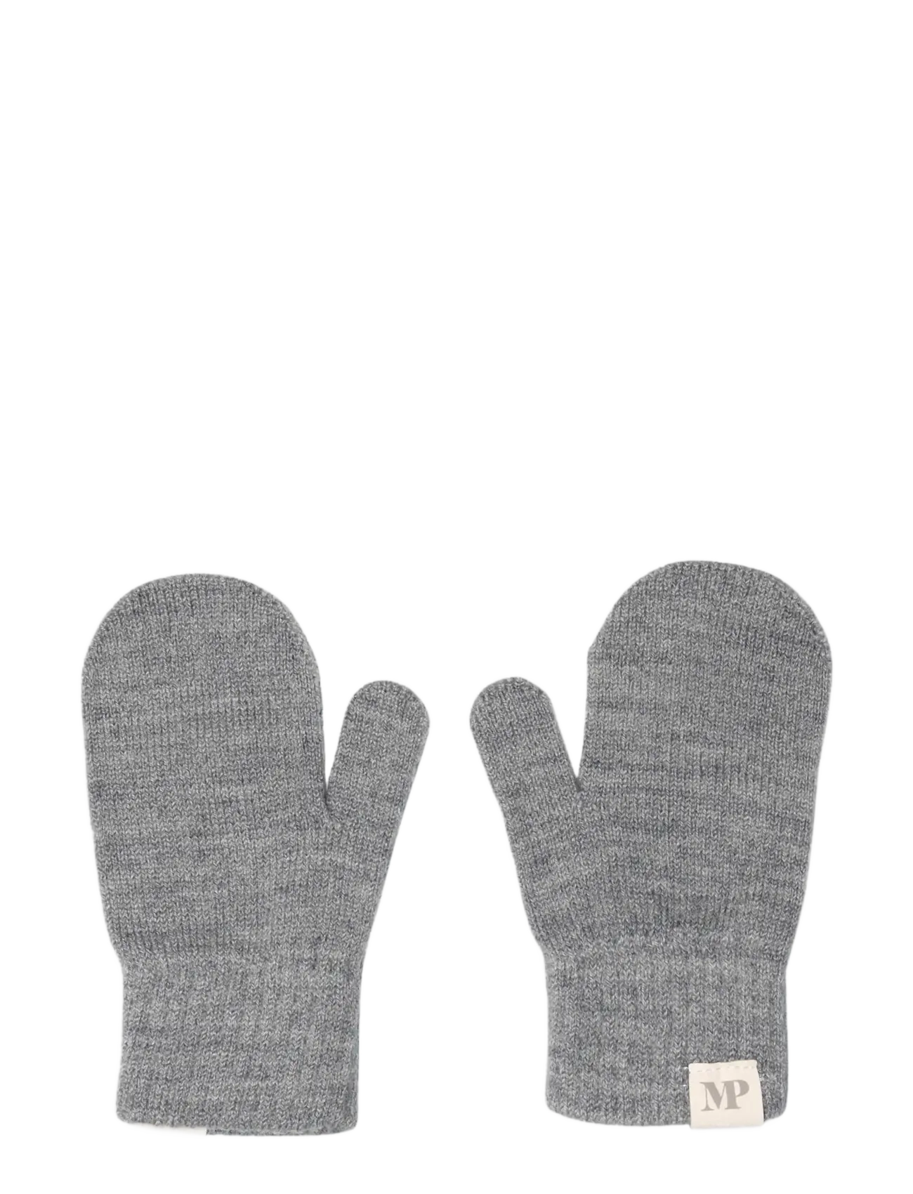 mp Denmark - Comfy mittens 2-pack - gloves - mix light grey mel blue - 1