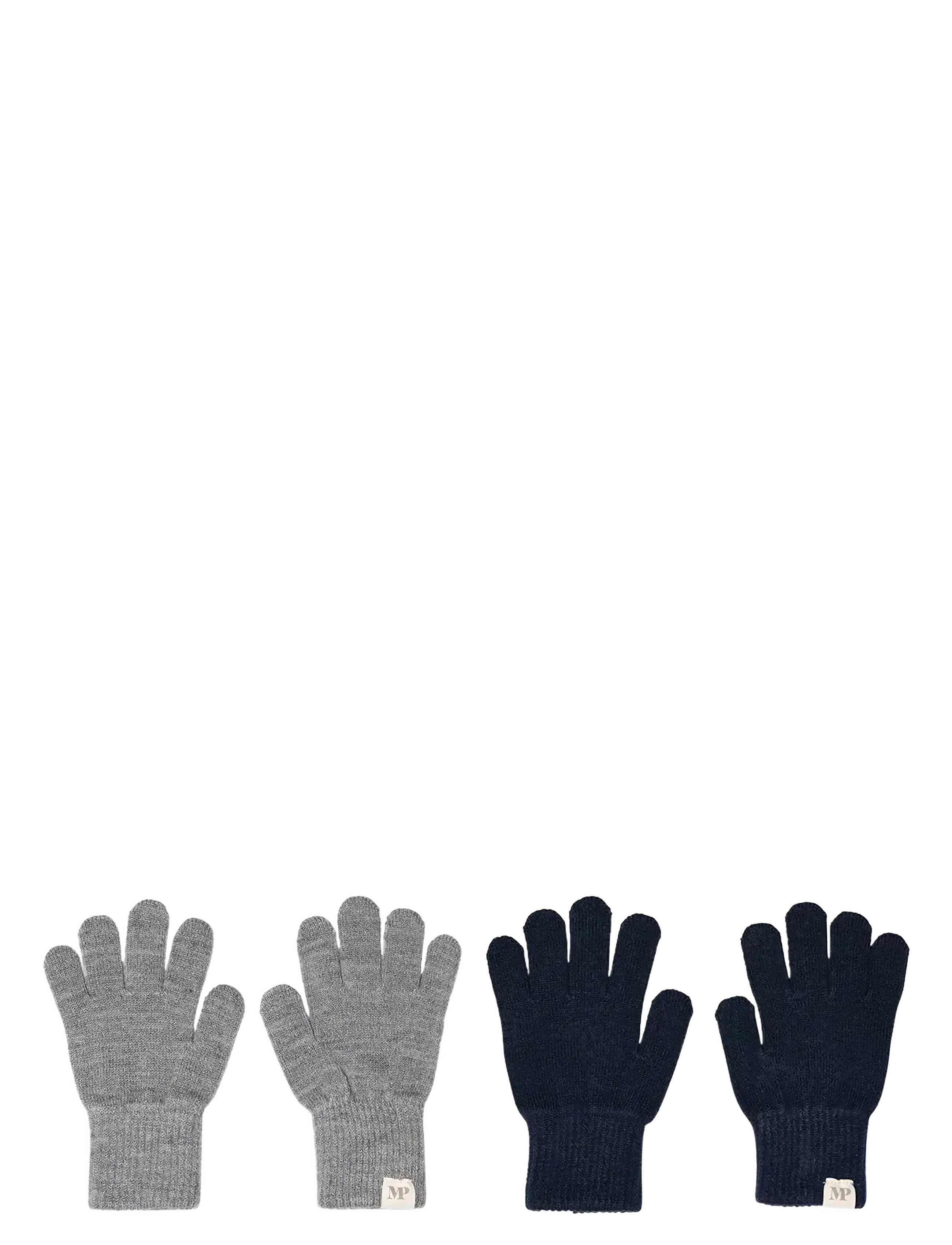 mp Denmark Comfy gloves 2-pack - Winteraccessoires - GREY MAL. / multi