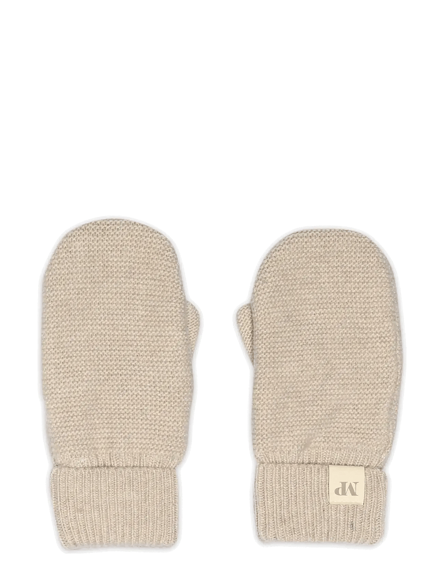 mp Denmark - Helsinki mittens - handschuhe - beige melange - 0