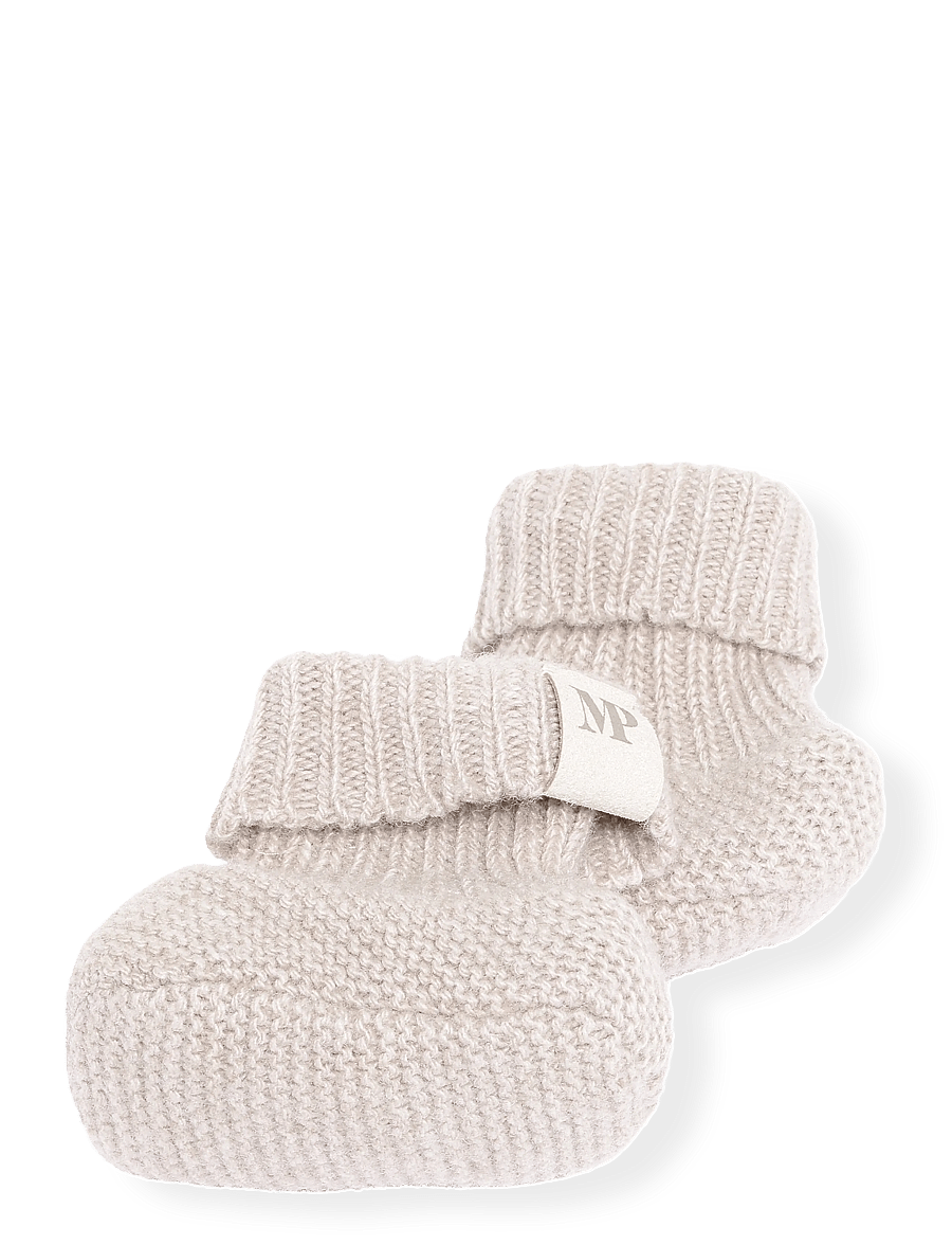 mp Denmark - Helsinki slippers - bērnu zābaciņi - beige melange - 0