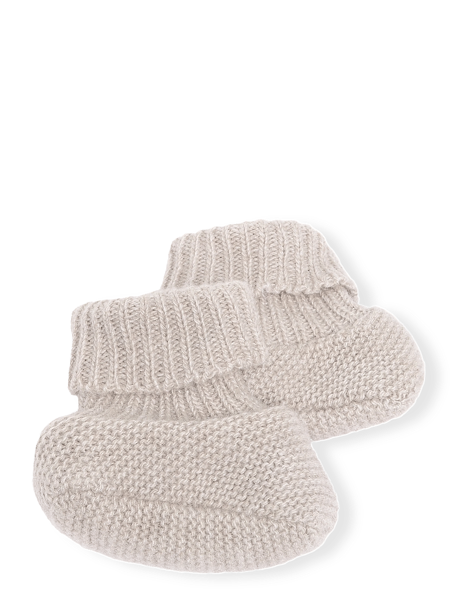 mp Denmark - Helsinki slippers - bērnu zābaciņi - beige melange - 1