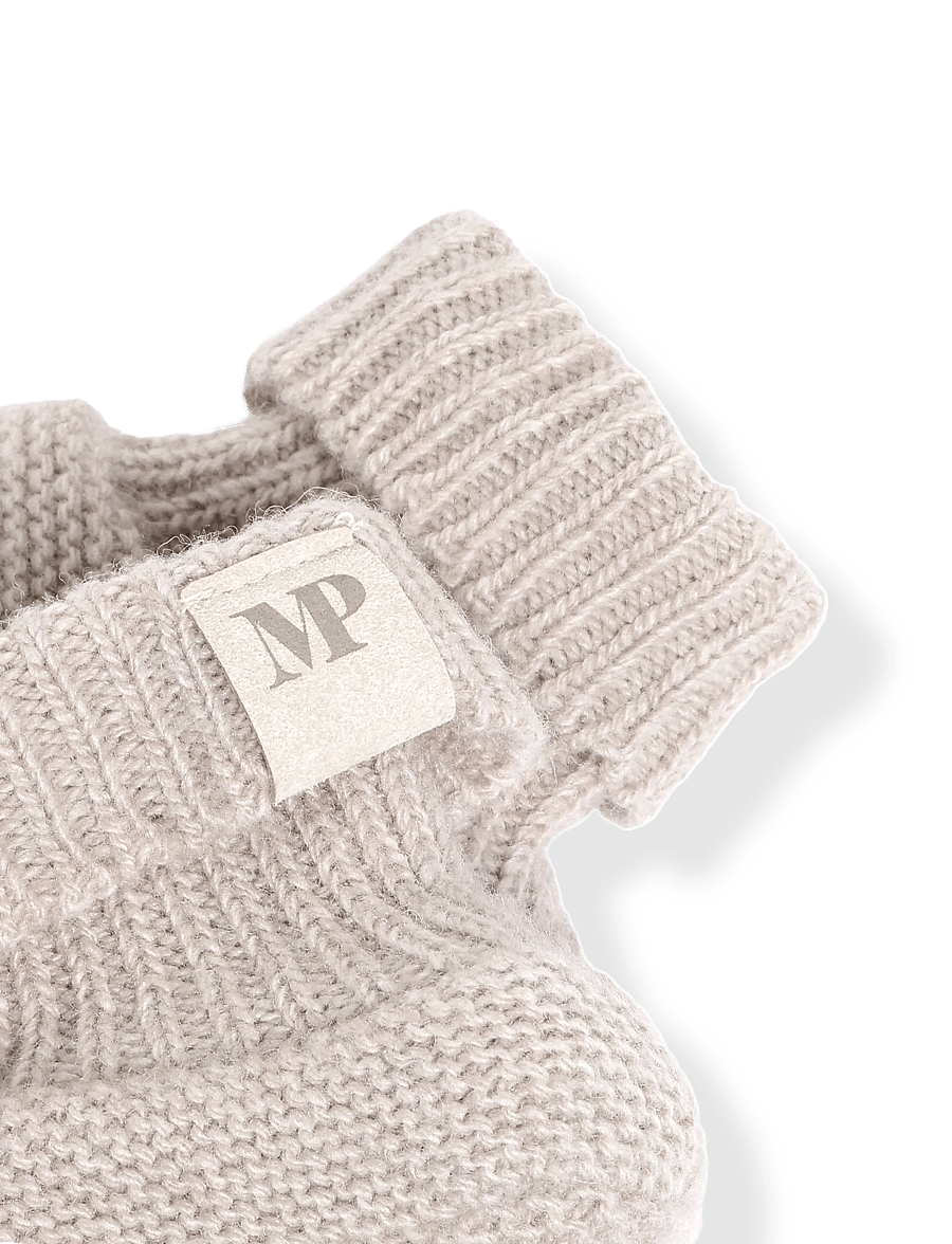 mp Denmark - Helsinki slippers - bērnu zābaciņi - beige melange - 2