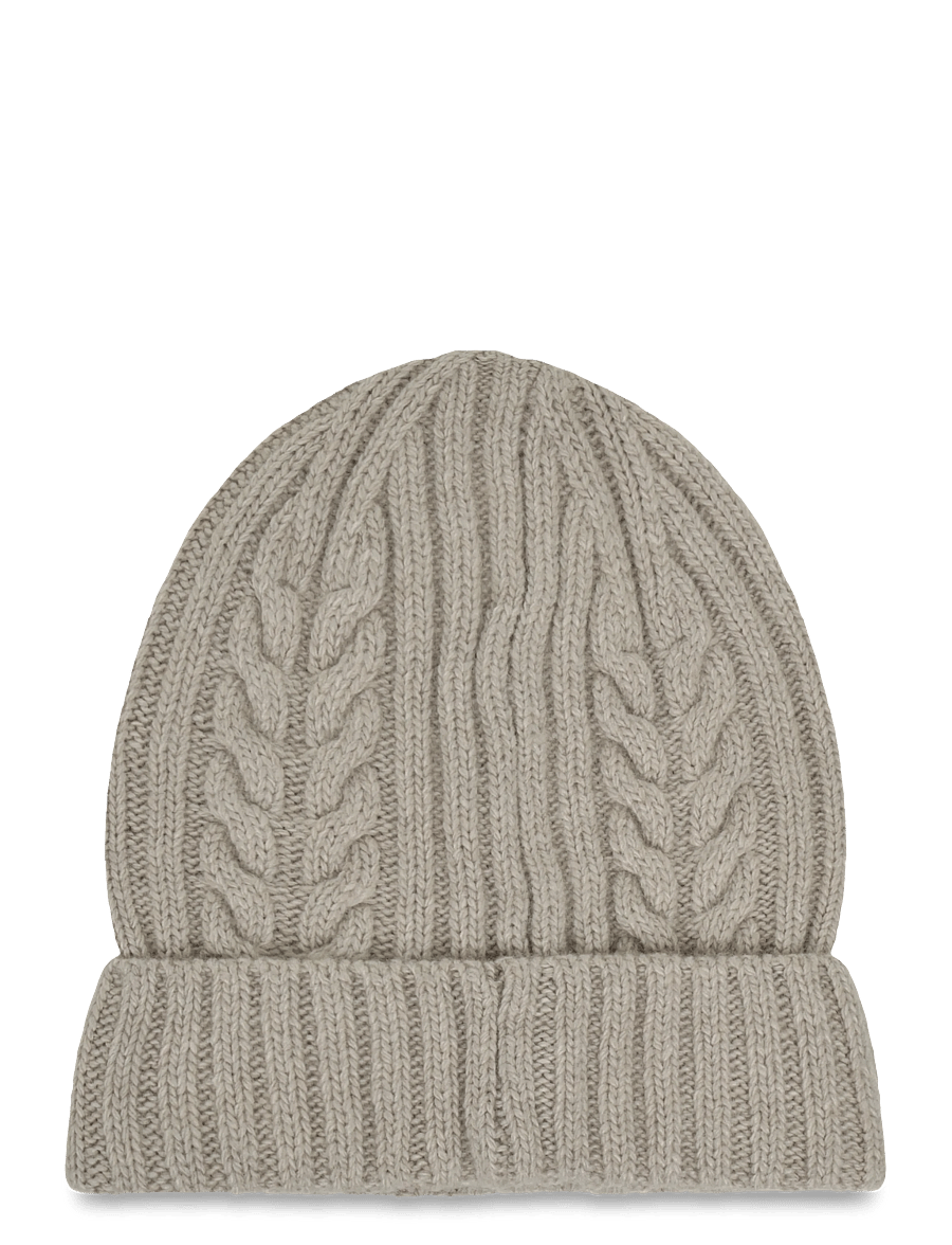 mp Denmark - Helsinki beanie - beanies - beige melange - 1