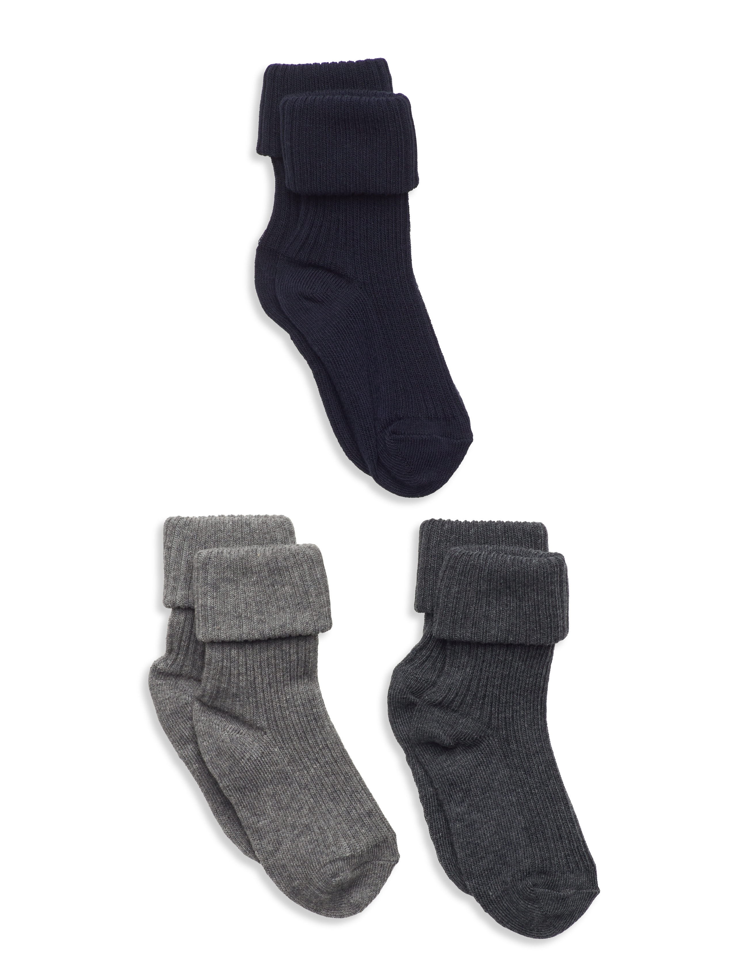 MP 99030 Cotton Rib Sokker 3-pakning 8902 Multi str. 17-18