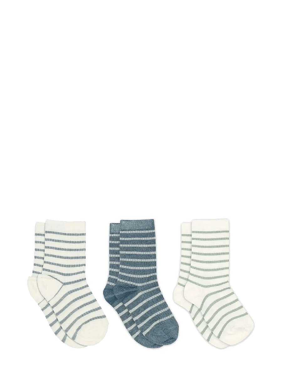 mp Denmark - Kallie socks - 3-pack - sokker - dusty blue - 0