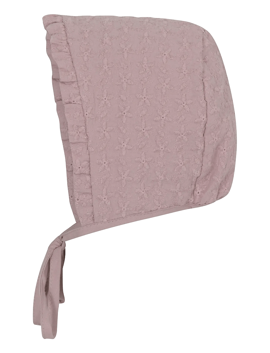 mp Denmark - Flora baby bonnet - babymützen - rose grey - 0