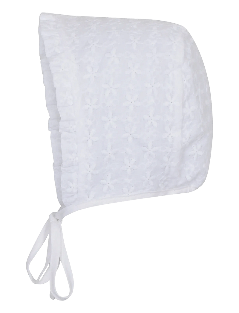 mp Denmark - Flora baby bonnet - babymössor - white - 0
