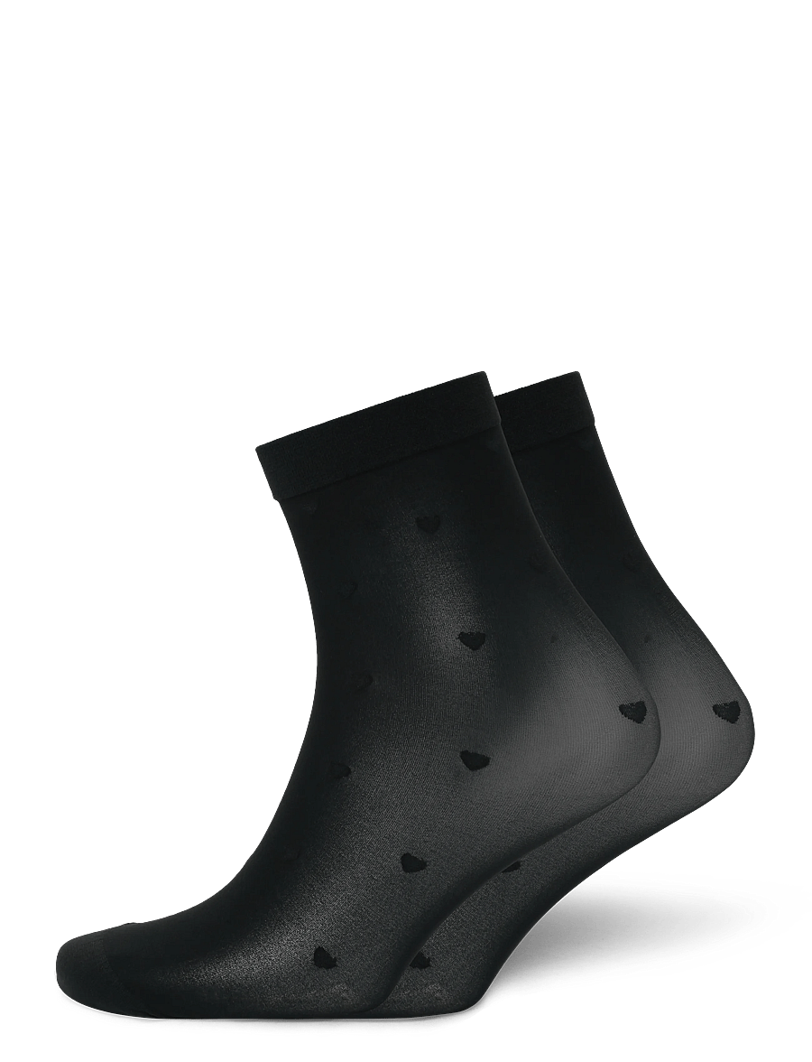 mp Denmark - Heather socks - sneackersocken - black - 0