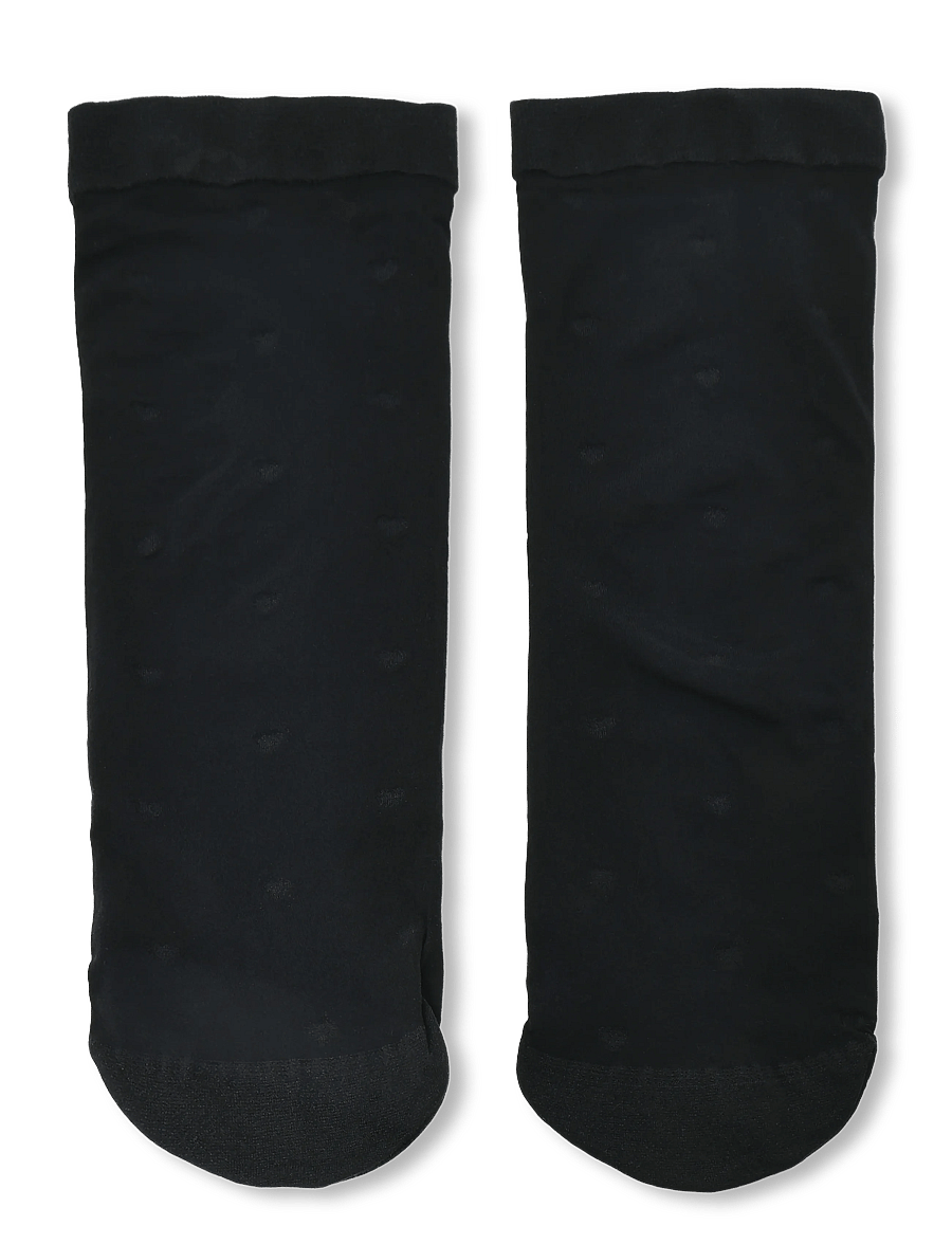 mp Denmark - Heather socks - sneackersocken - black - 1