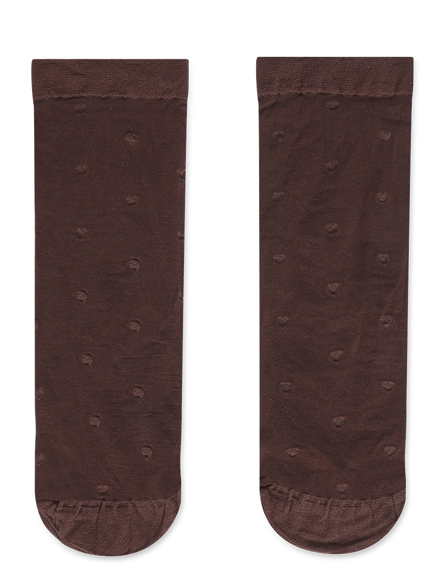 mp Denmark - Heather socks - sneackersocken - chocolate - 1