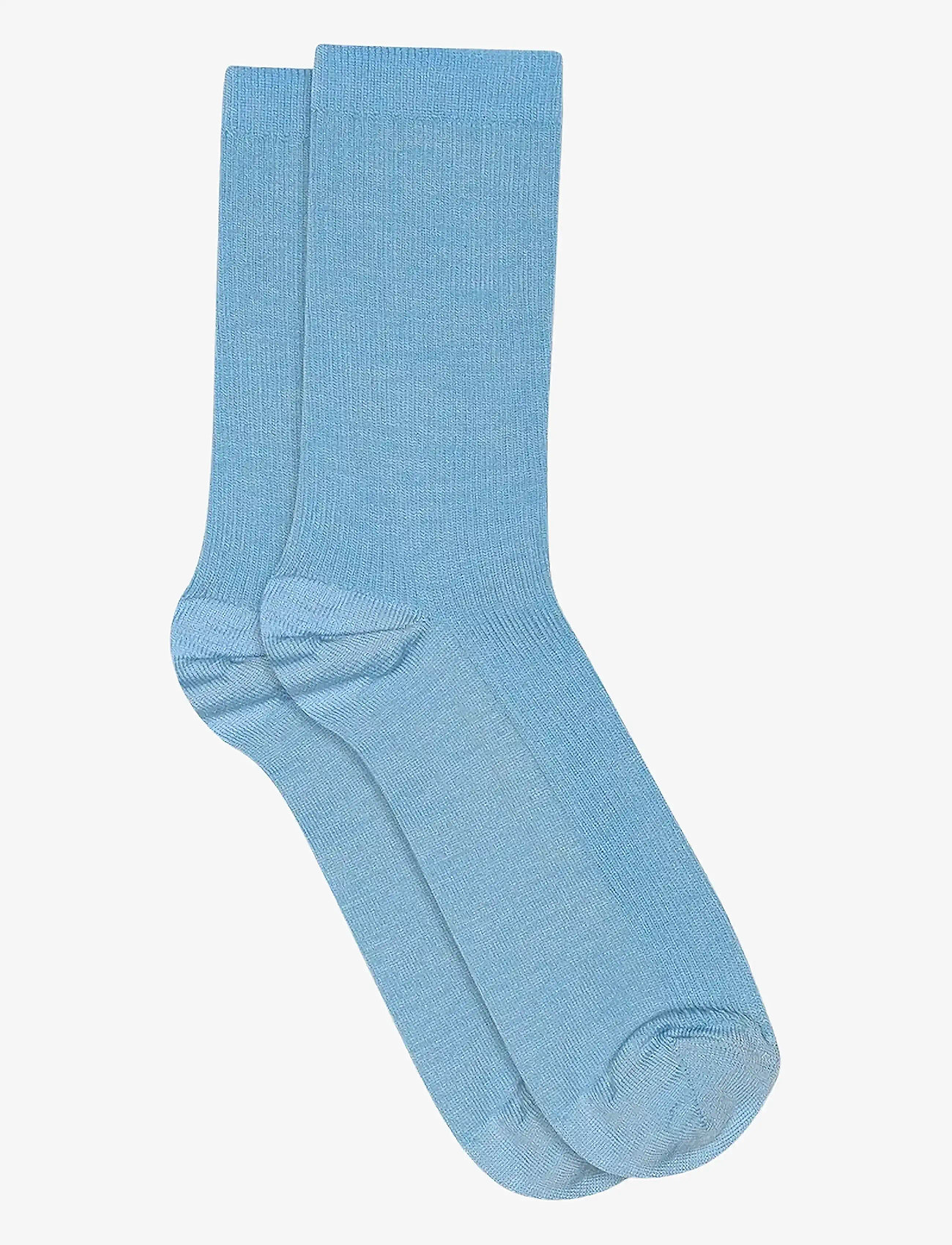 mp Denmark - Fine wool rib socks - blue bell - 0