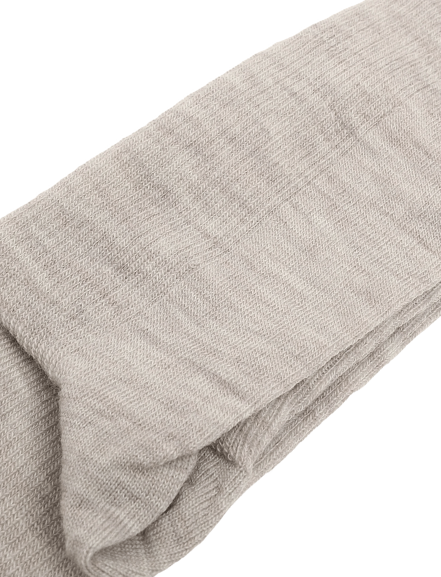 mp Denmark - Fine wool rib socks - normale socken - light brown melange - 2