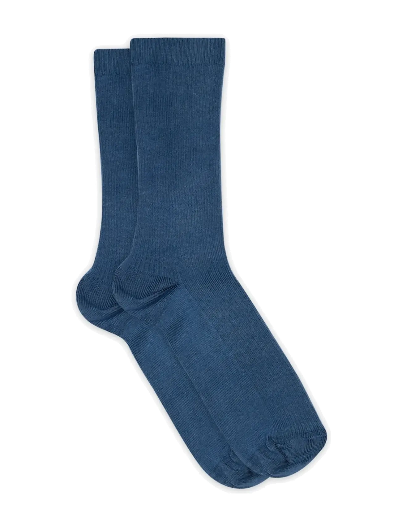 mp Denmark Fine cotton rib socks - Tavalliset sukat - HIGH TIDE / blue