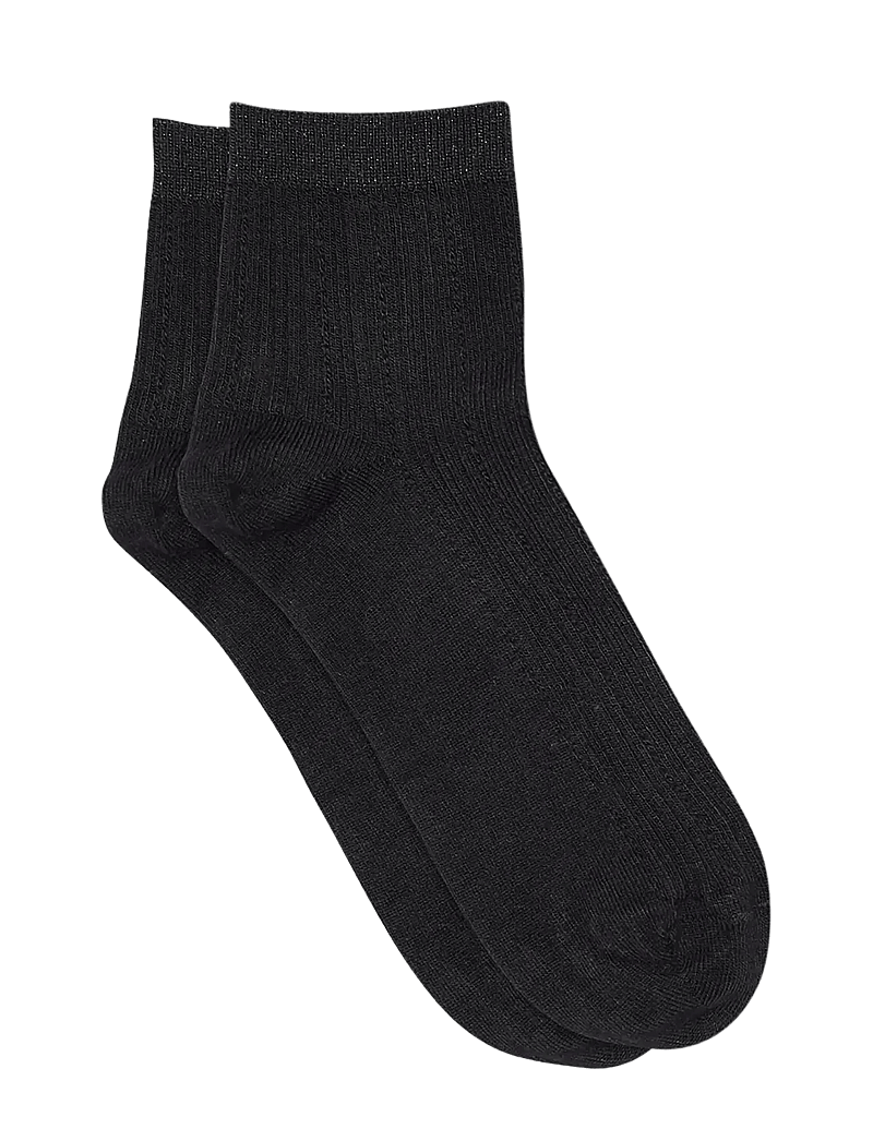mp Denmark - Darya short socks - sneackersocken - black - 0