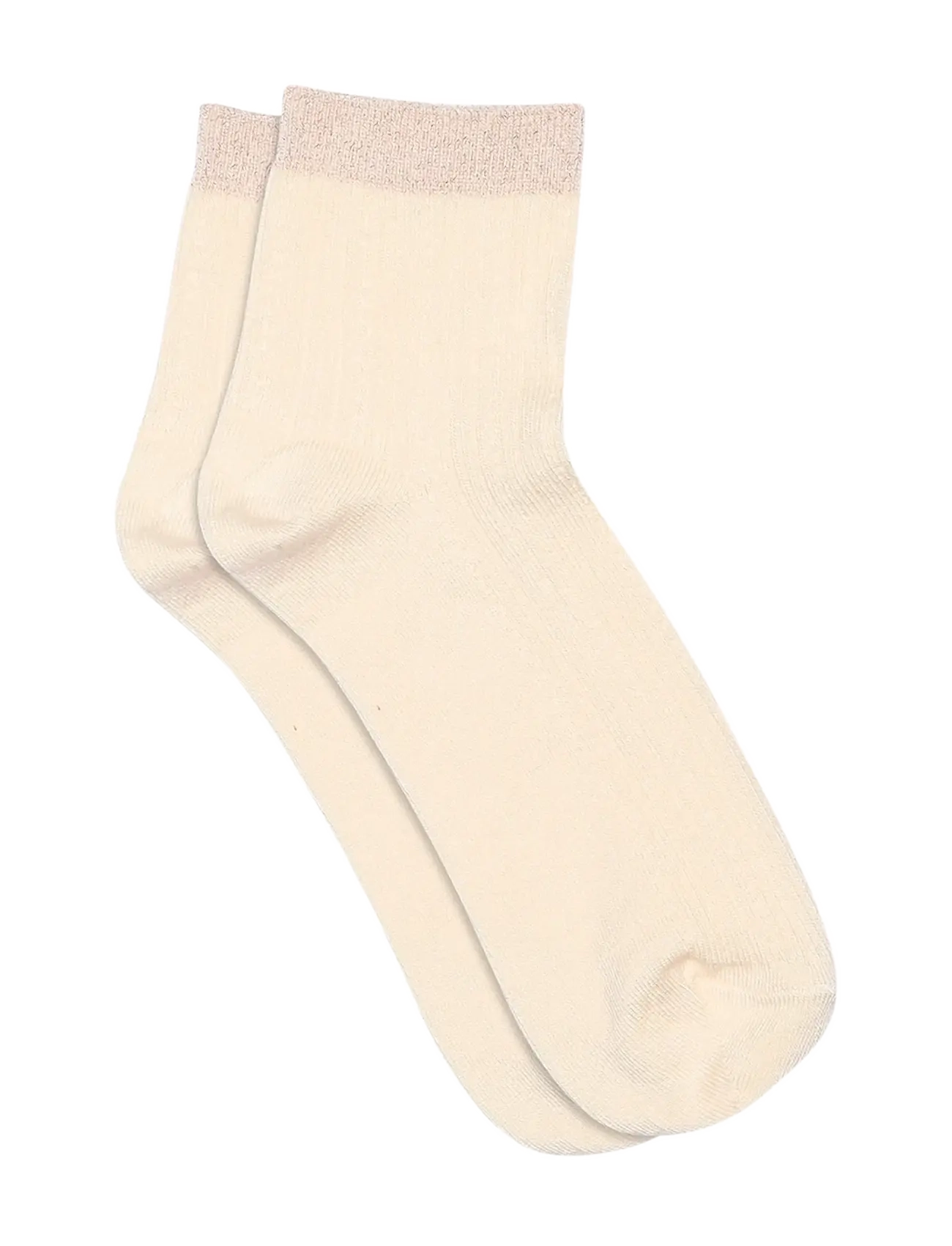 mp Denmark Darya Short Socks, 37/39, Creme - Footies-ankle Frauen