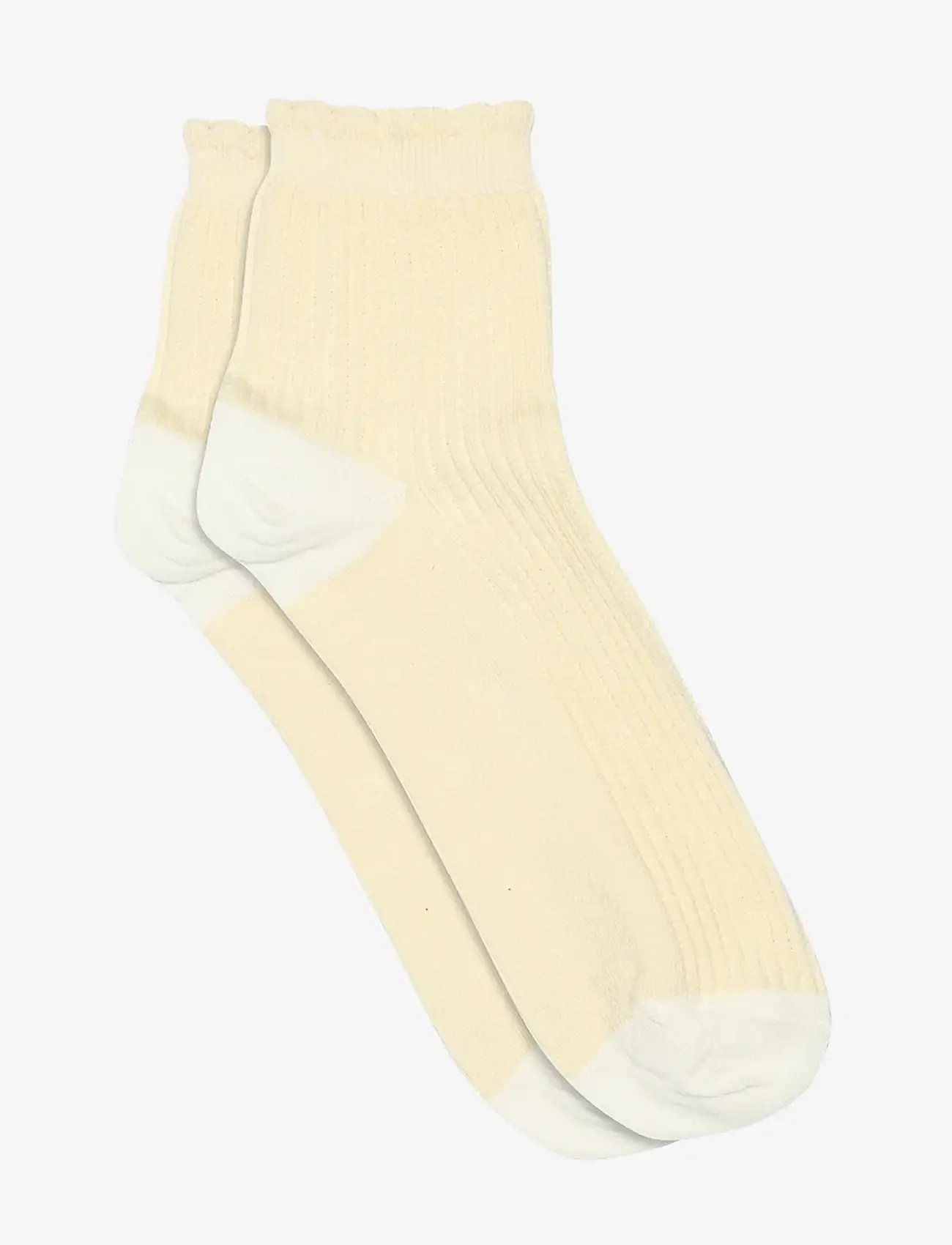 mp Denmark - Vivian short socks - sneackersocken - cream - 0