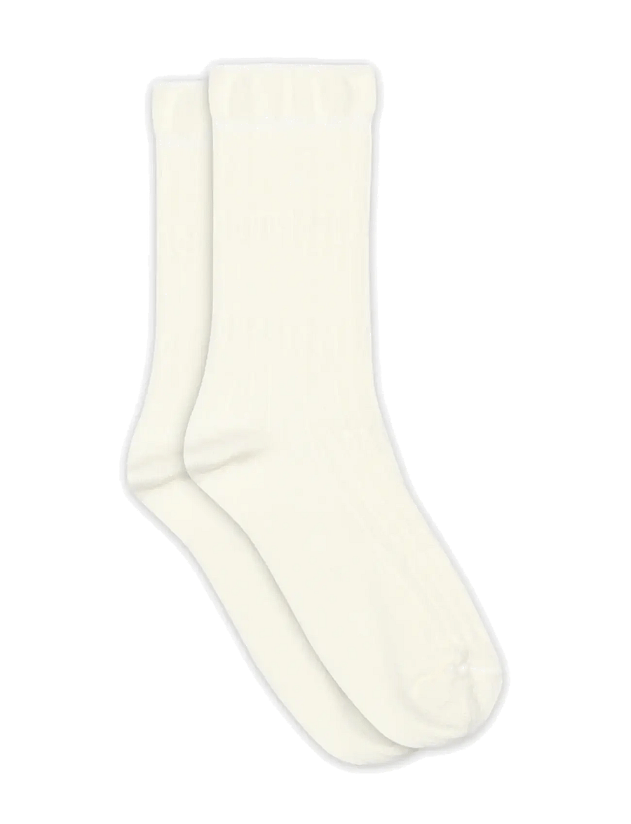 mp Denmark - Ursula socks - paprastos kojinės - snow white - 0