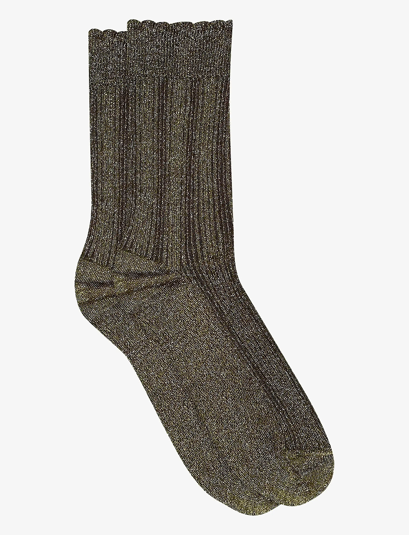 mp Denmark - Julia glitter socks - regular socks - capulet olive - 0