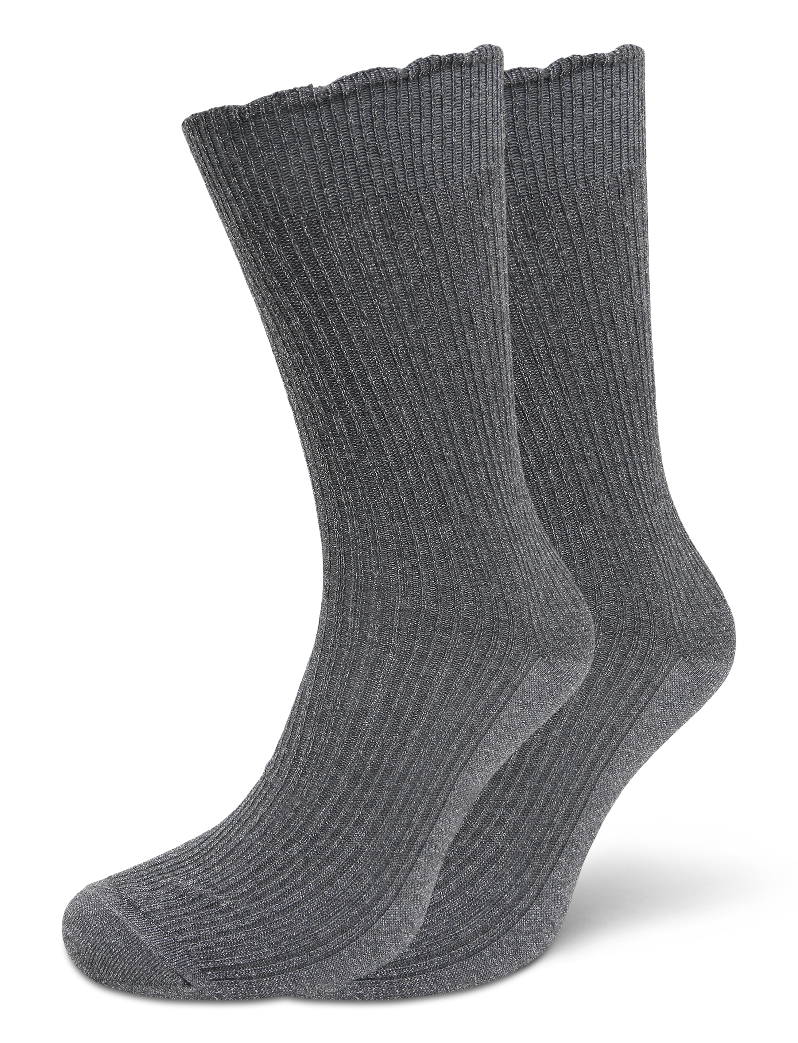 mp Denmark Julia glitter socks - mp Woman - CASTLEROCK / grey