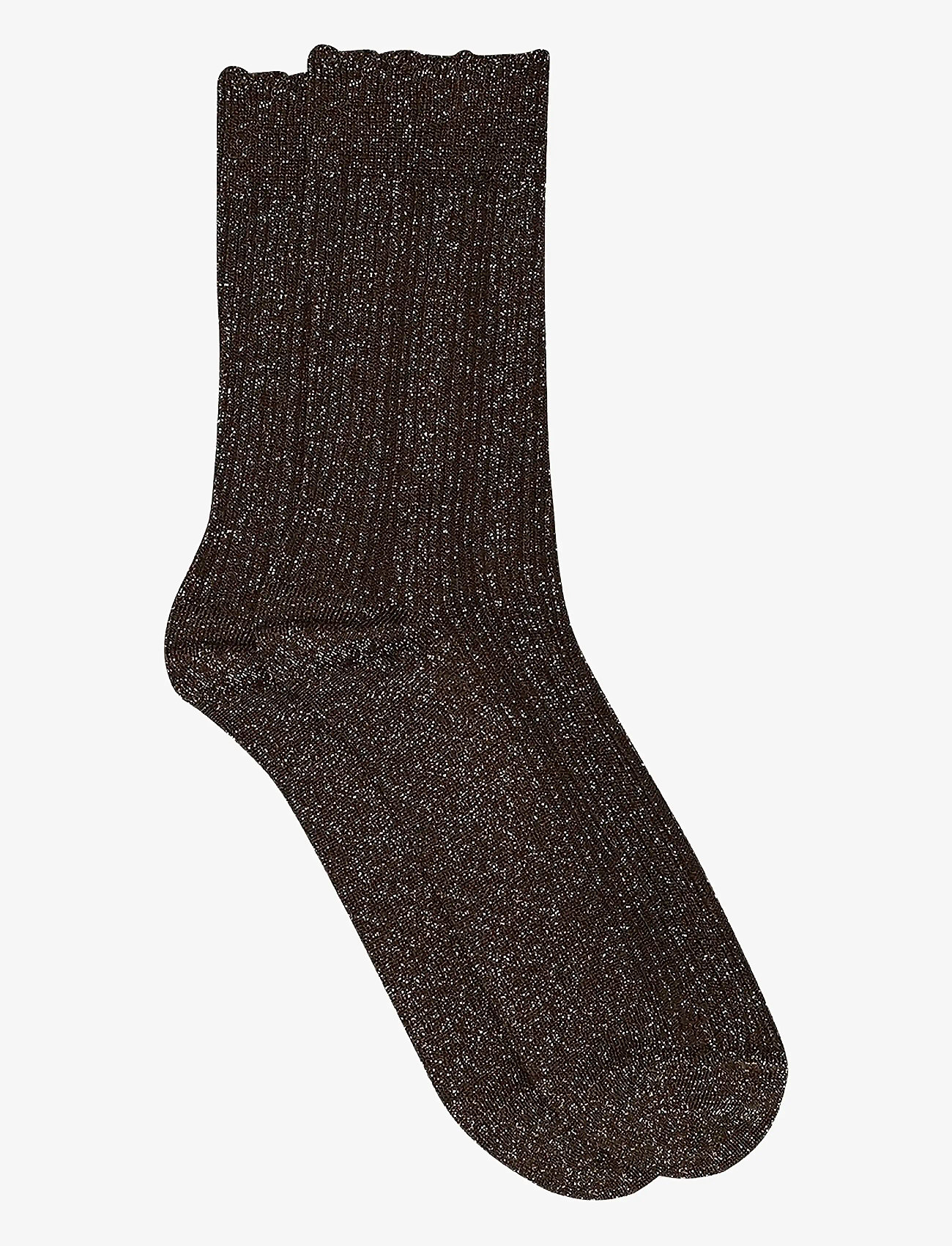 mp Denmark - Julia glitter socks - madalaimad hinnad - dark brown - 0