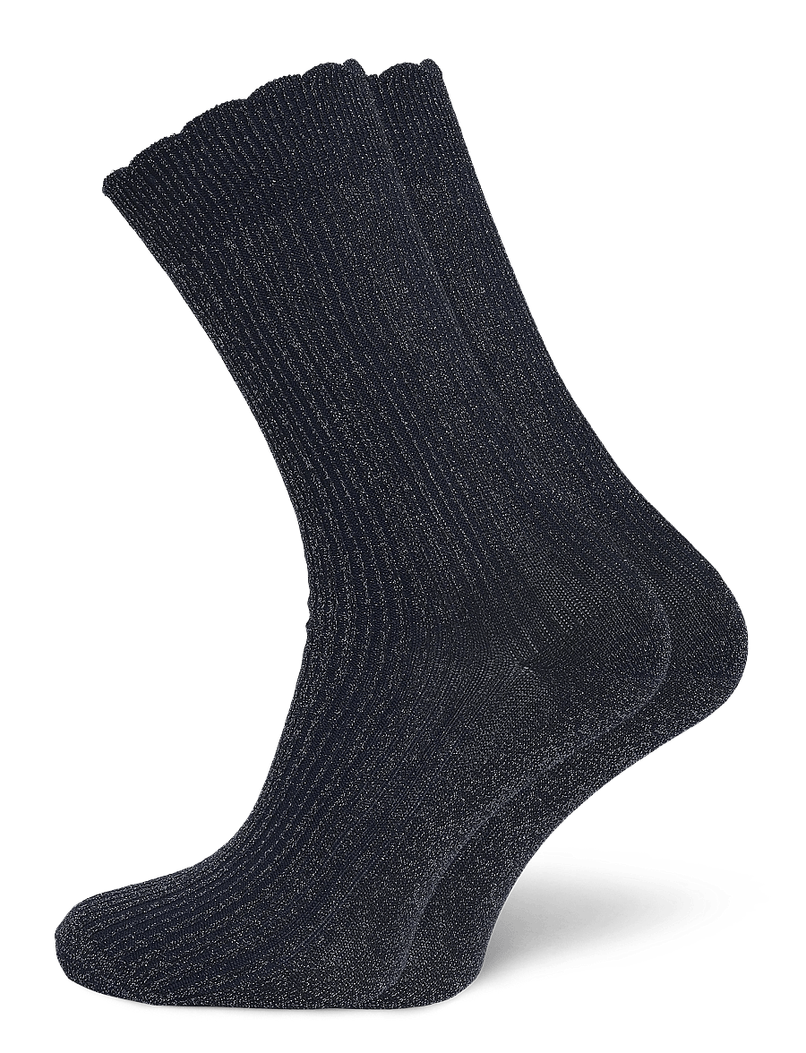 mp Denmark - Julia glitter socks - normale socken - navy - 0