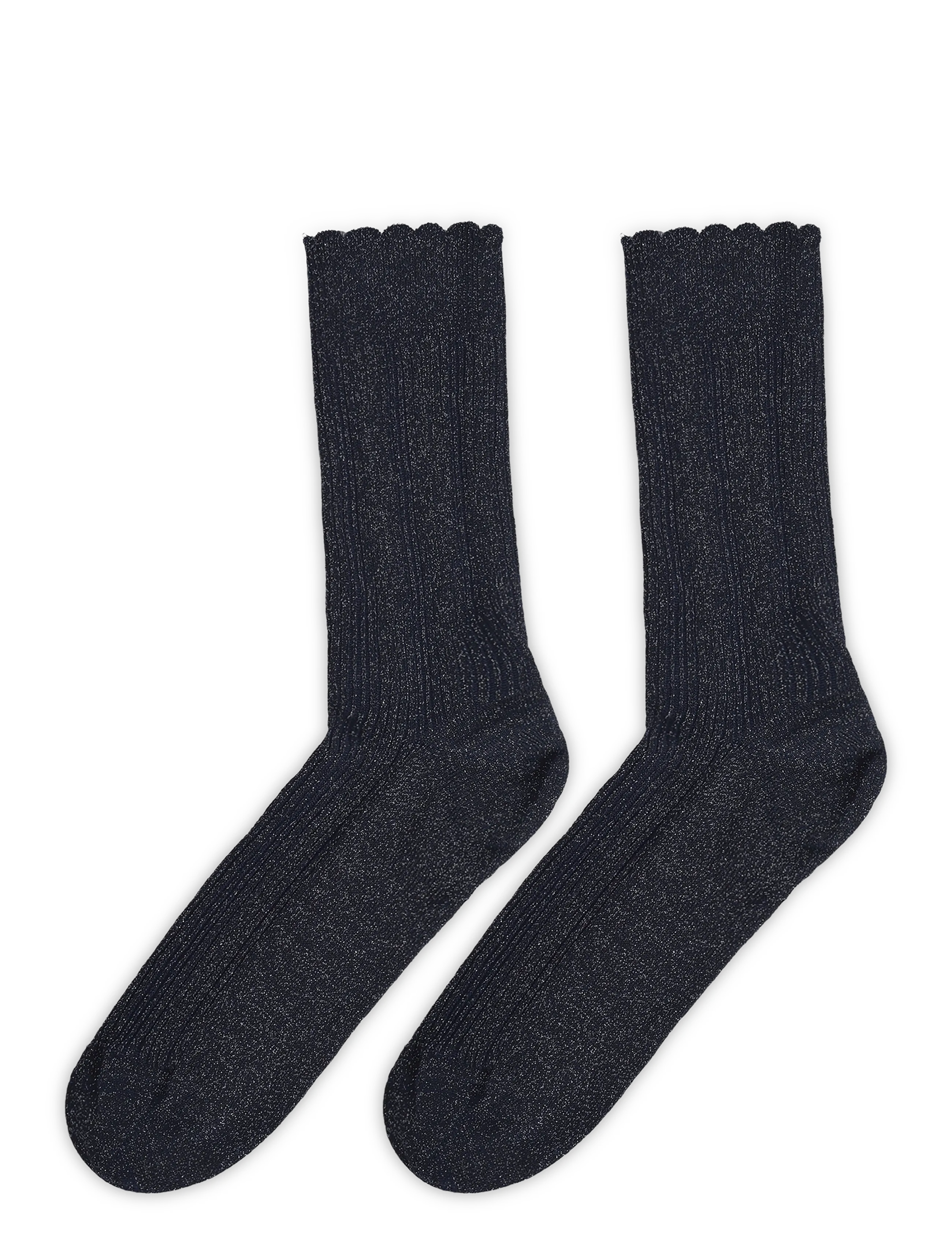 mp Denmark - Julia glitter socks - normale socken - navy - 1